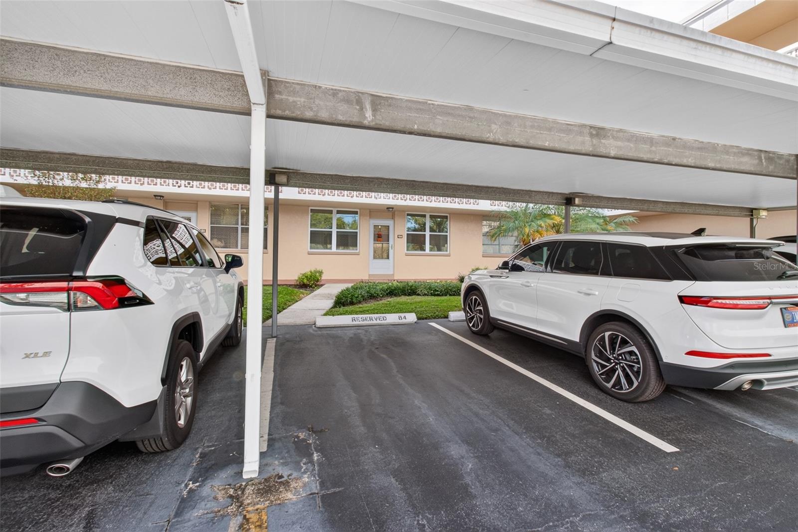 Deeded parking space #84 in front of unit