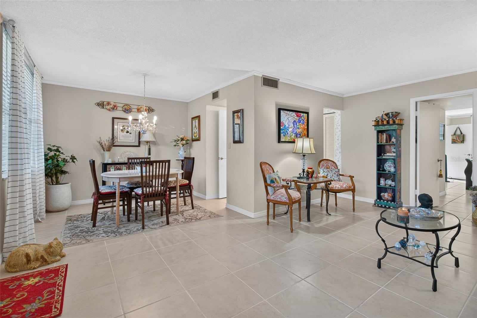 Dining room or convertible space for second bedroom.