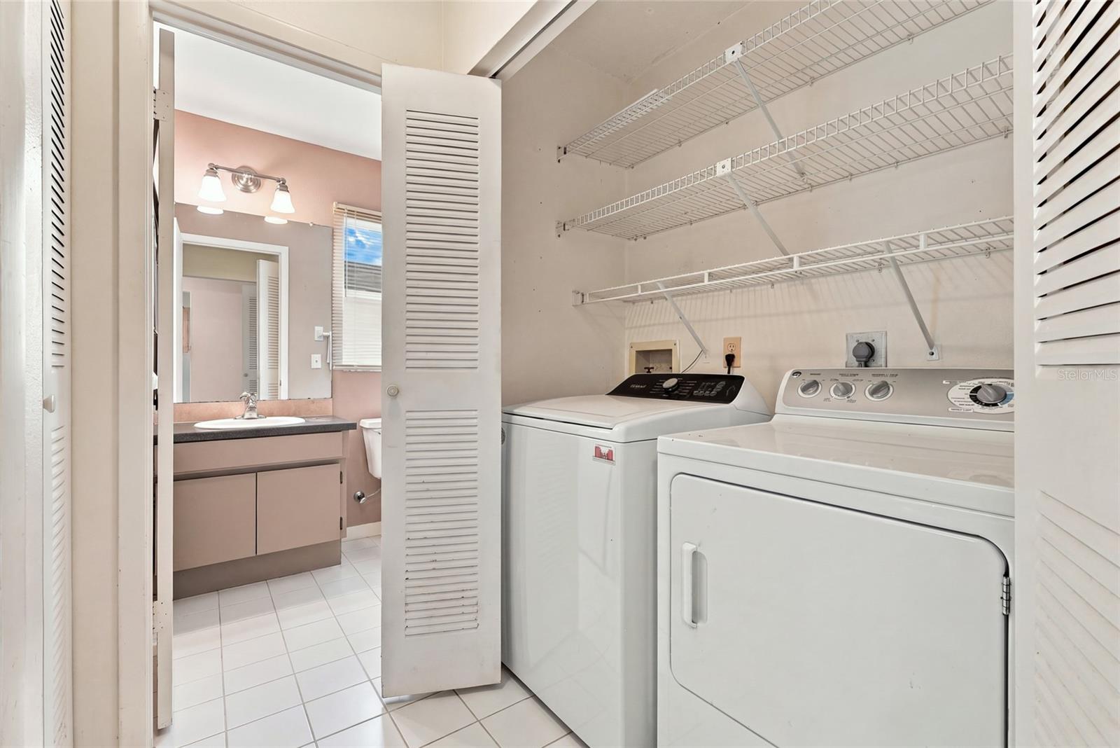 Laundry closet in Hallway