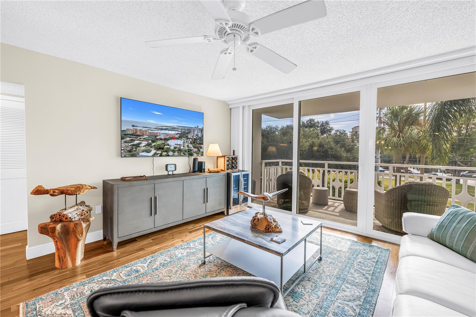Living Room with Impact Sliders