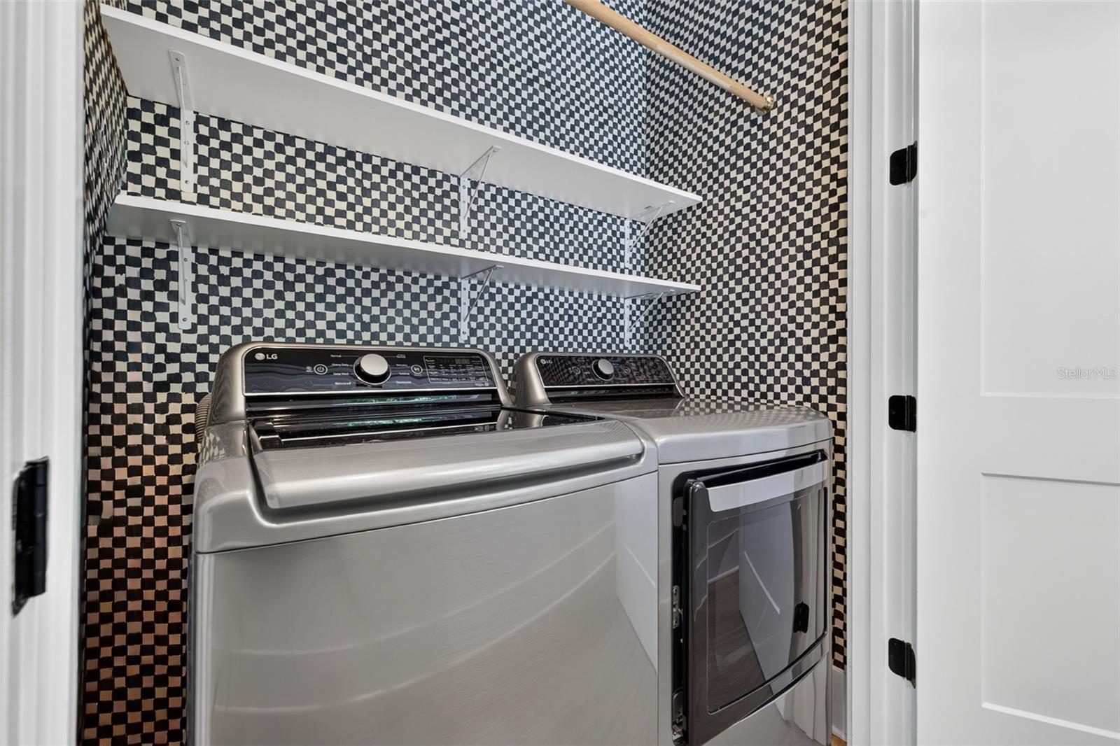 Upstairs Laundry closet