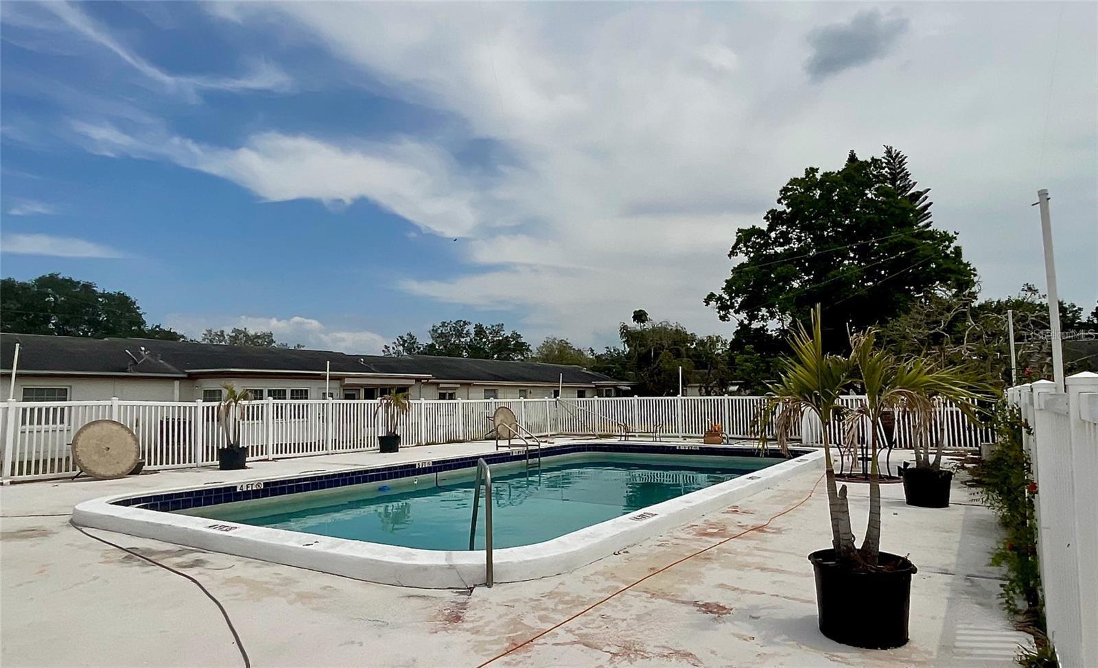 Clubhouse pool.