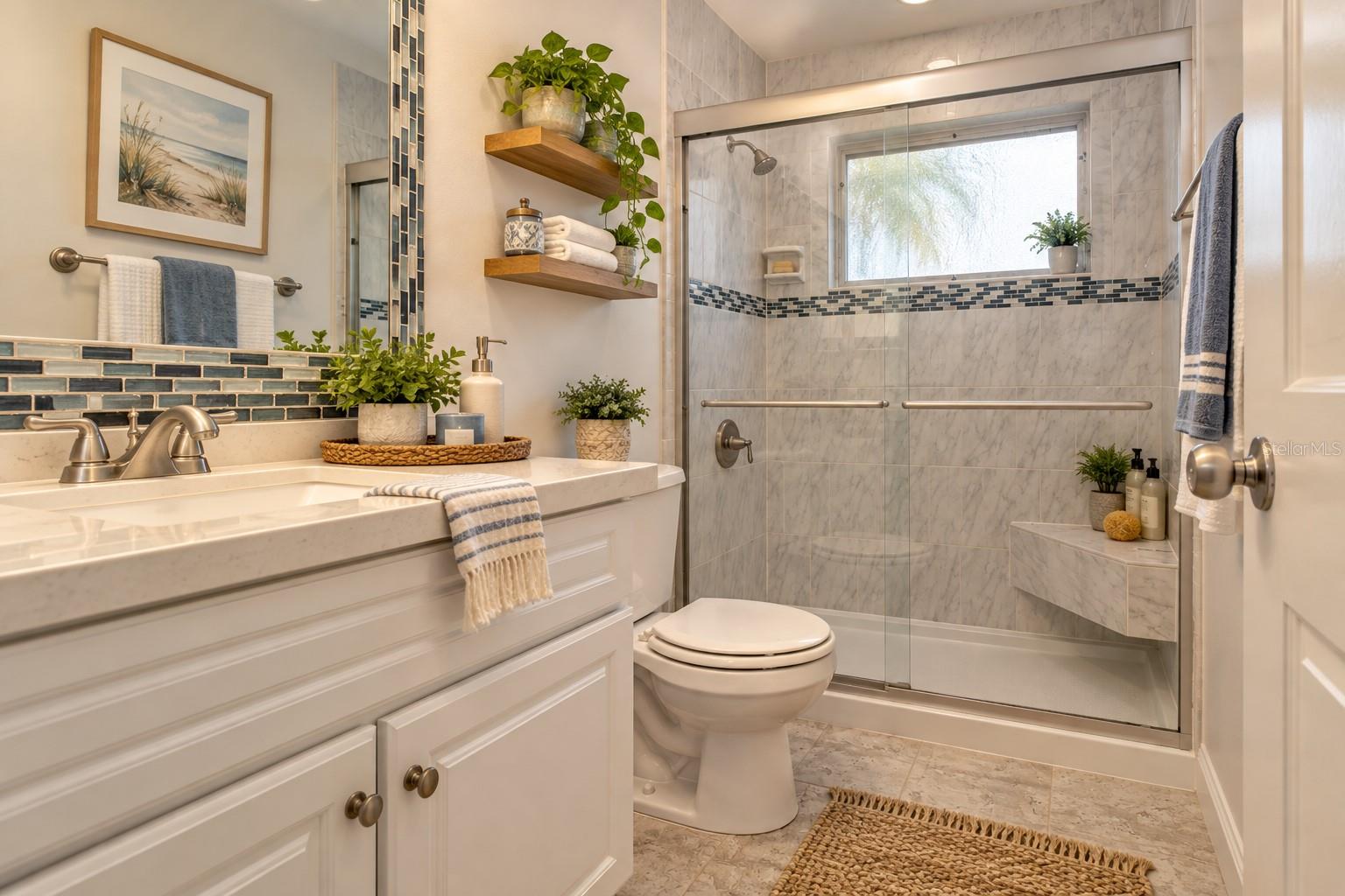 Staged Bathroom