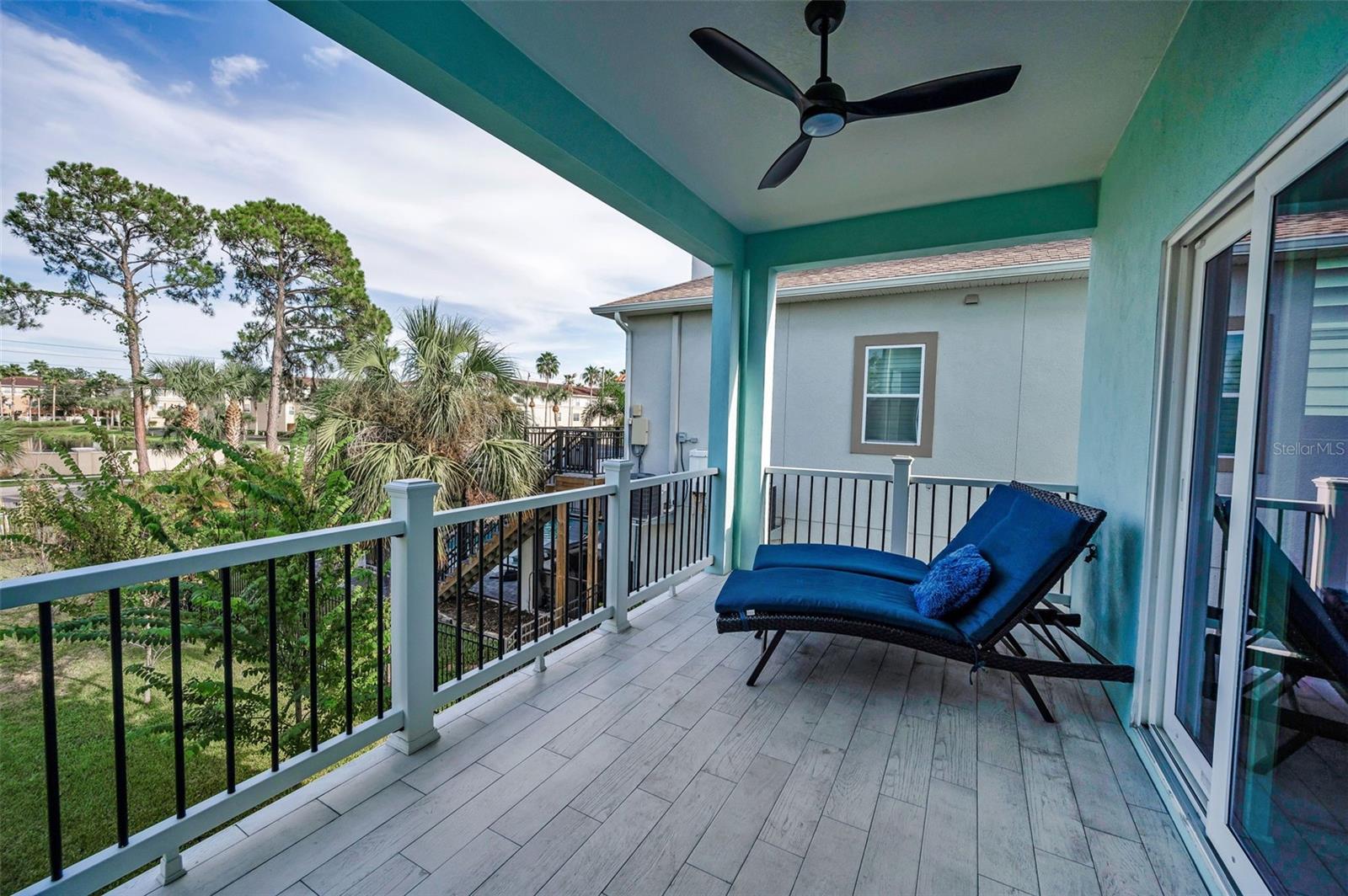 Balcony for the Primary Bedroom and Great Room