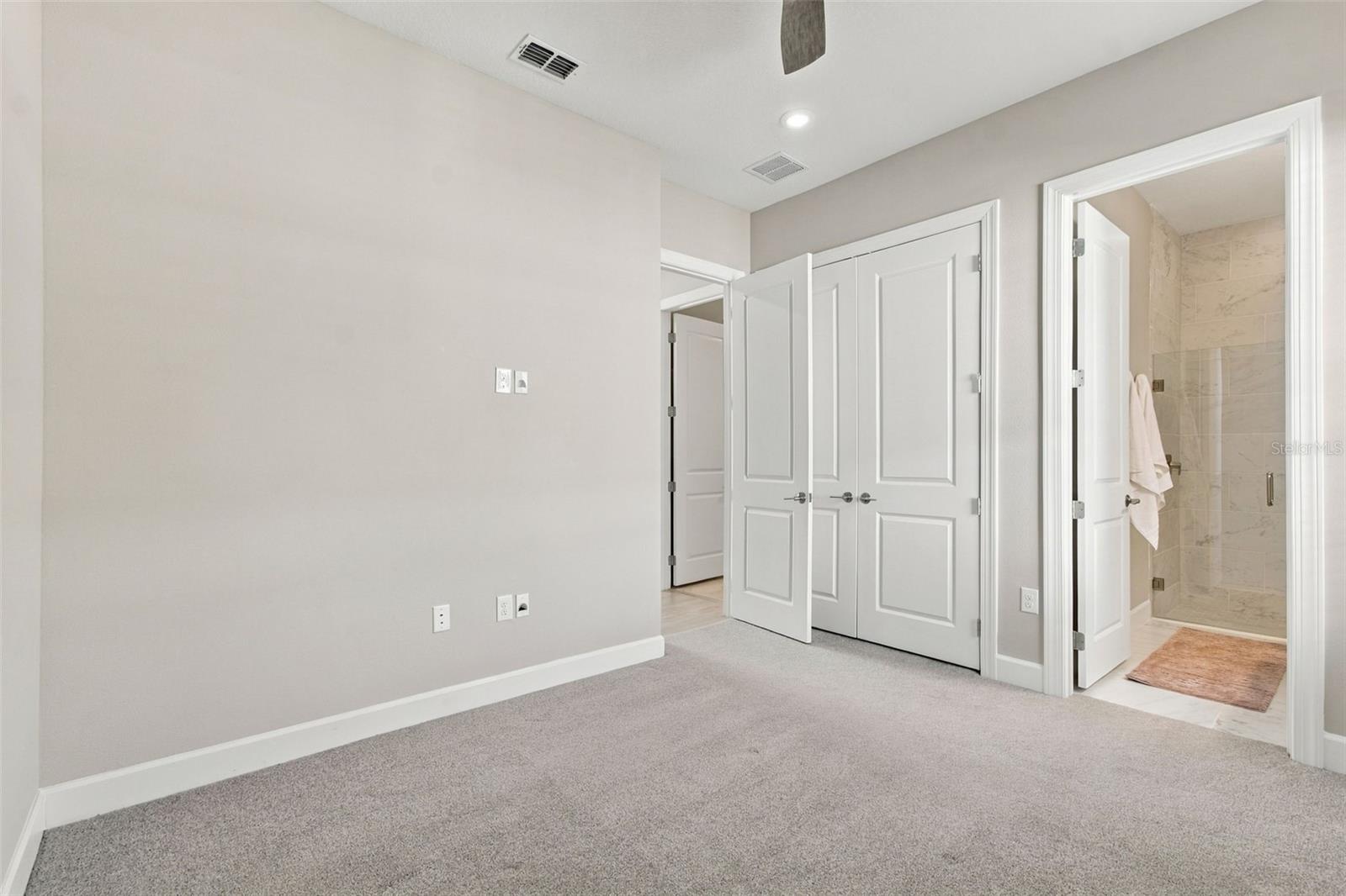 Bedroom Two features an ensuite bathroom