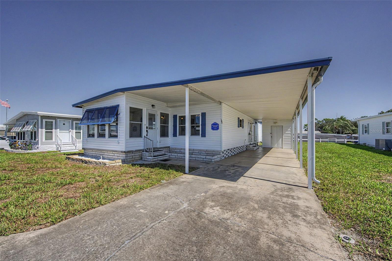 over-sized 2 car carport