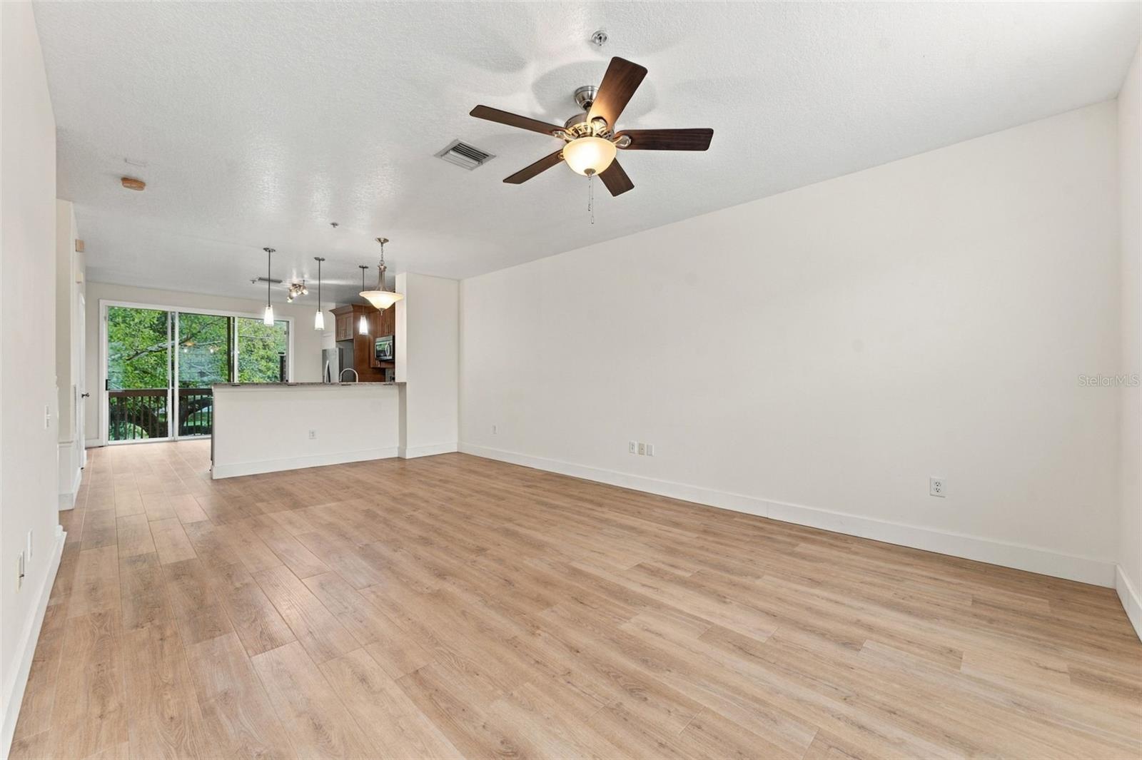Second floor living room / dining room