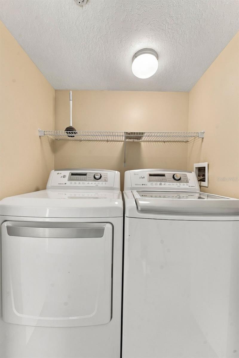 Third floor laundry closet