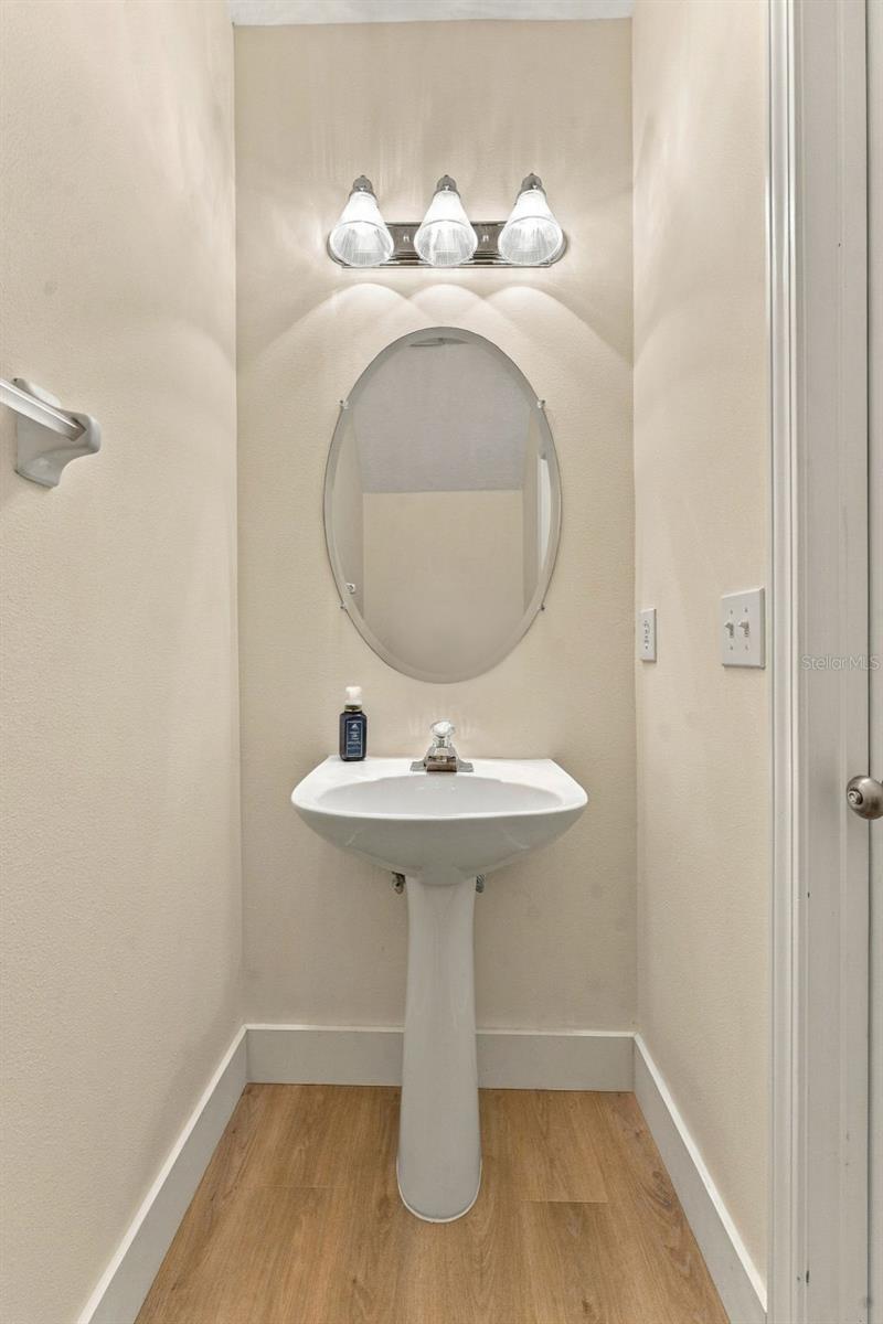 Downstairs half bathroom