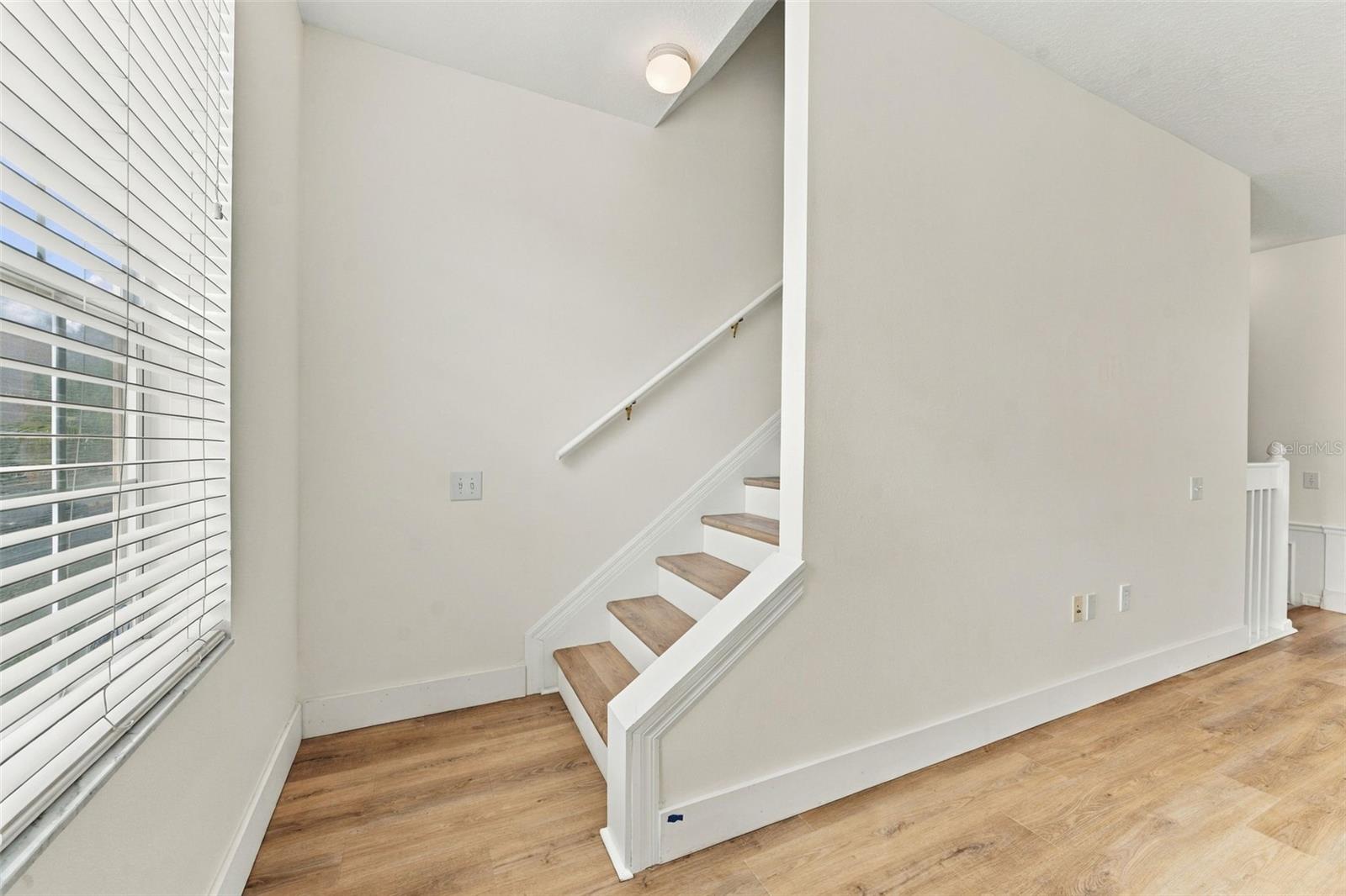 Stairs to third floor