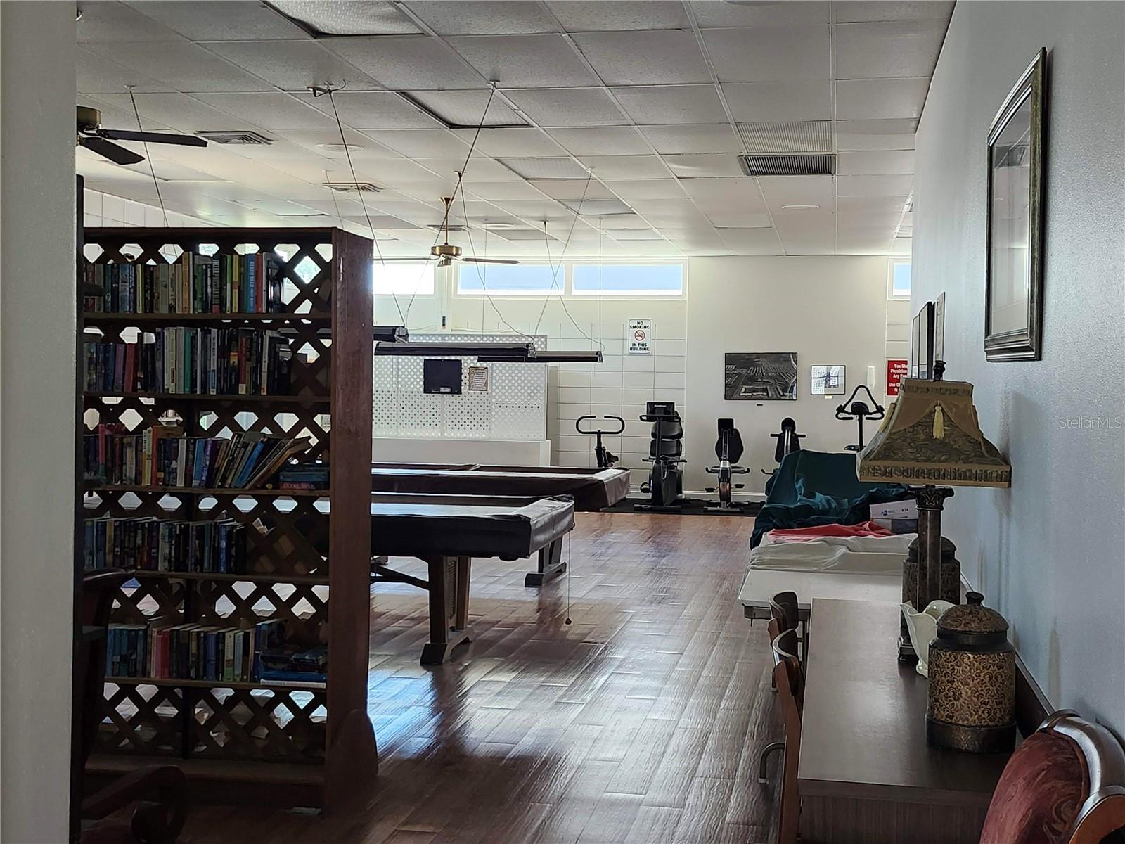 Library & pool tables
