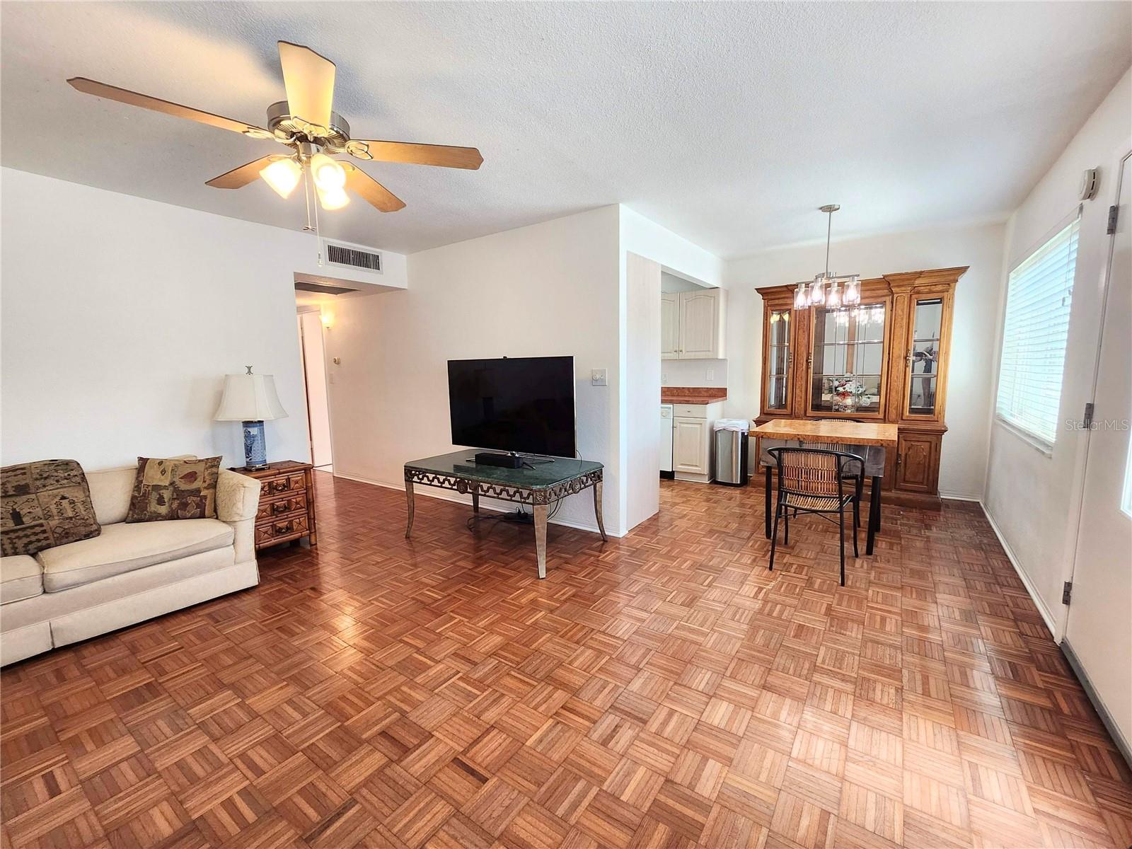 Open Living & dining combo