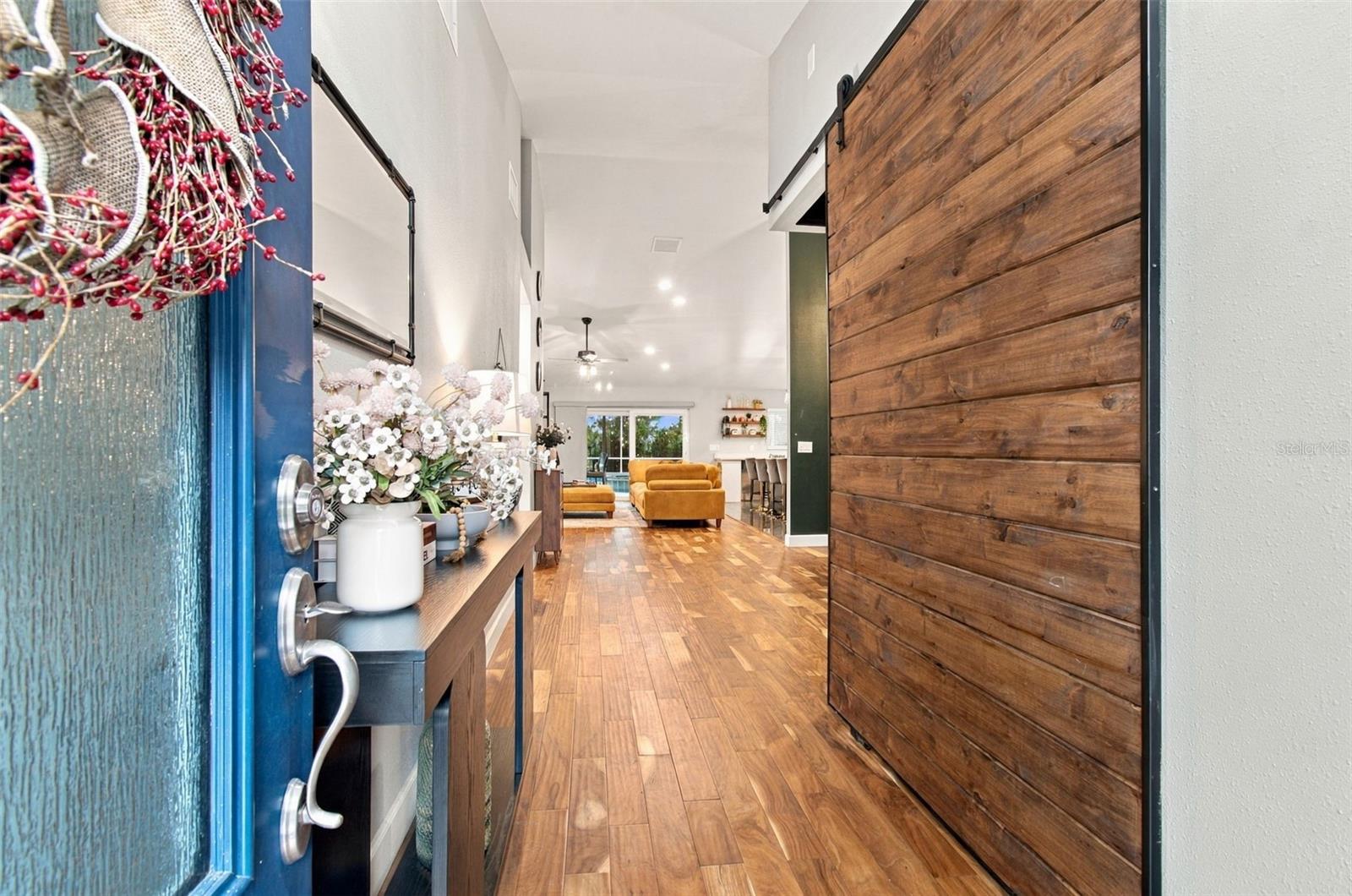 Entry way to front of home