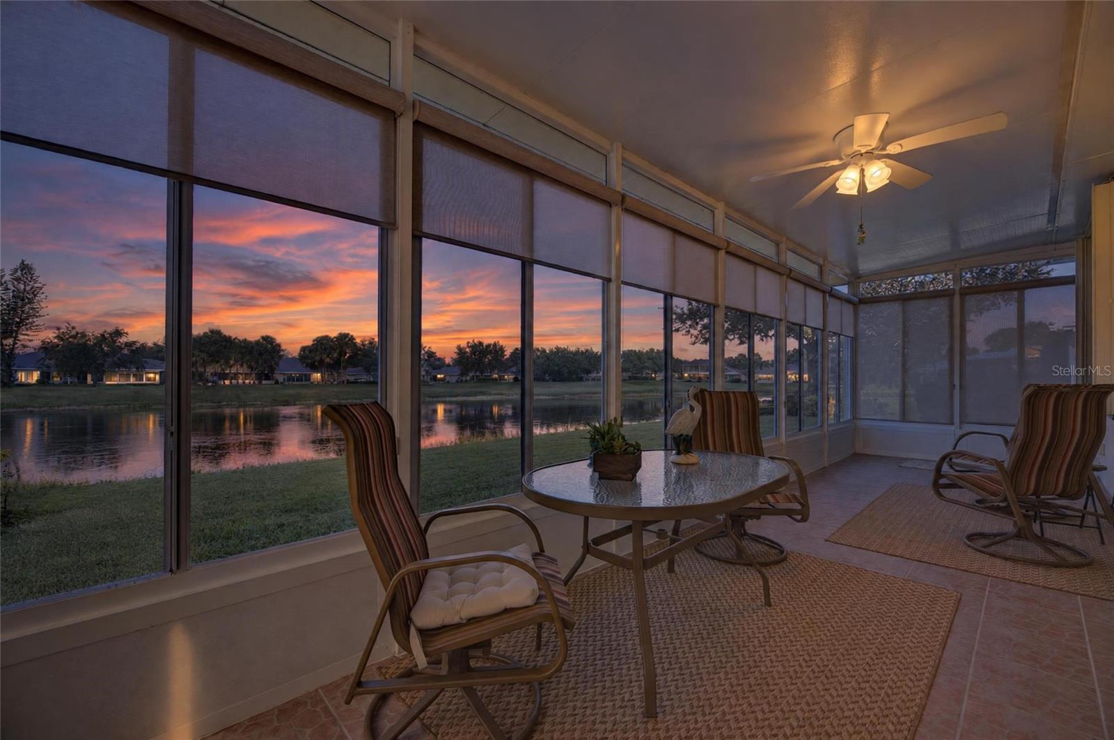 Evening in your Florida Room