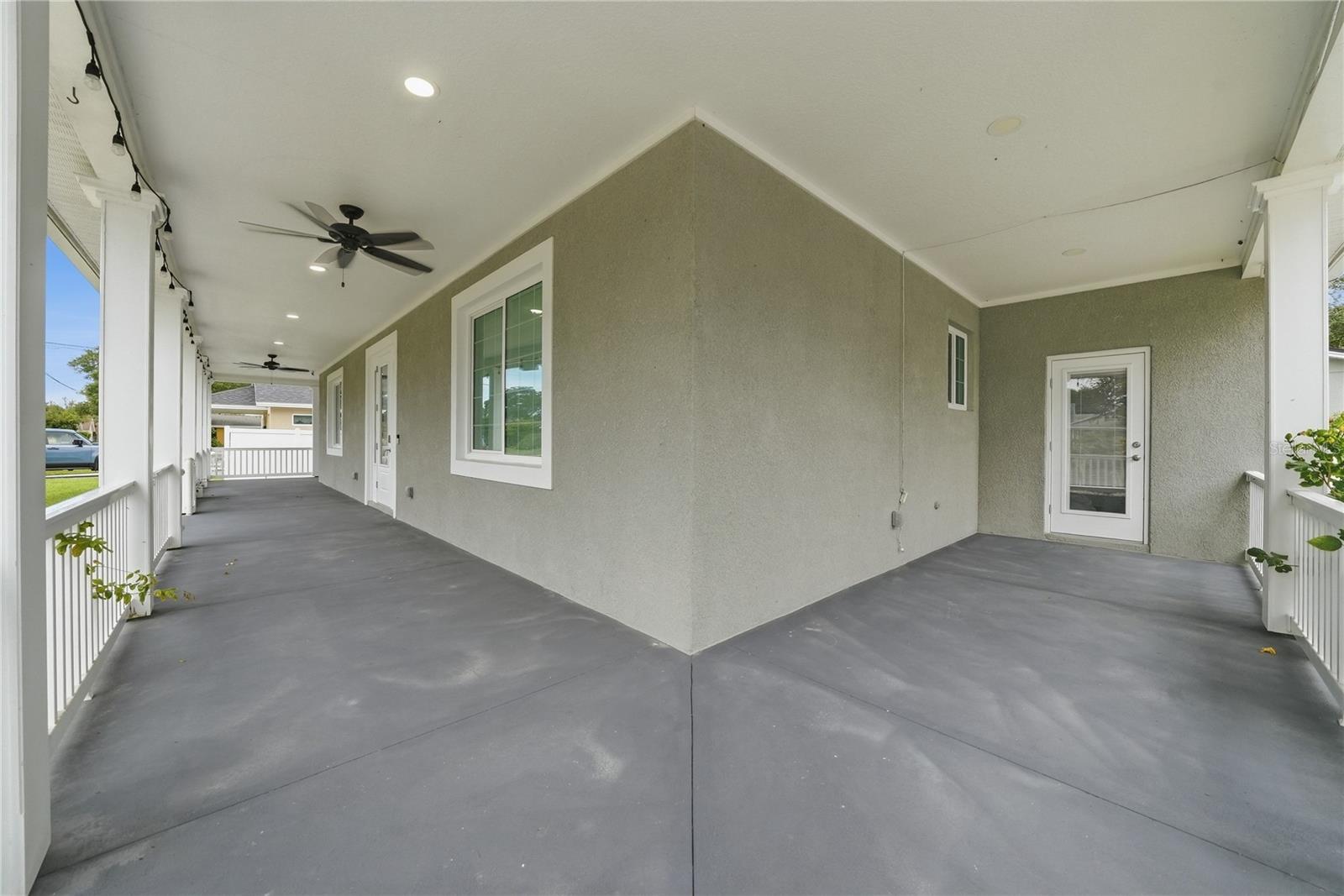 Wrap around porch with access to 2nd bedroom Wrap around porch with access to 2nd bedroom