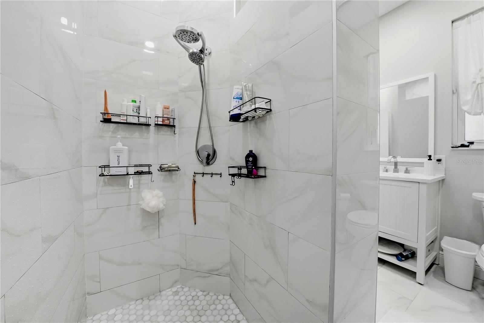 Primary Bath / beautiful walk in shower