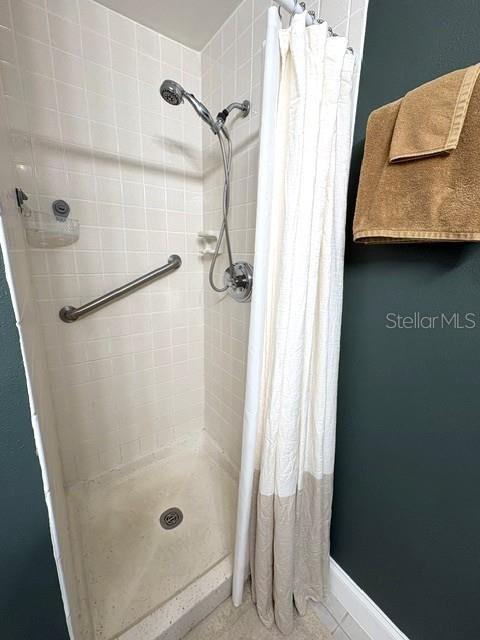 Primary shower.