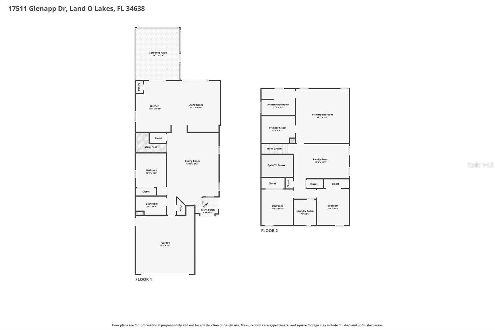 17511 GLENAPP DR, Land O Lakes, FL 34638