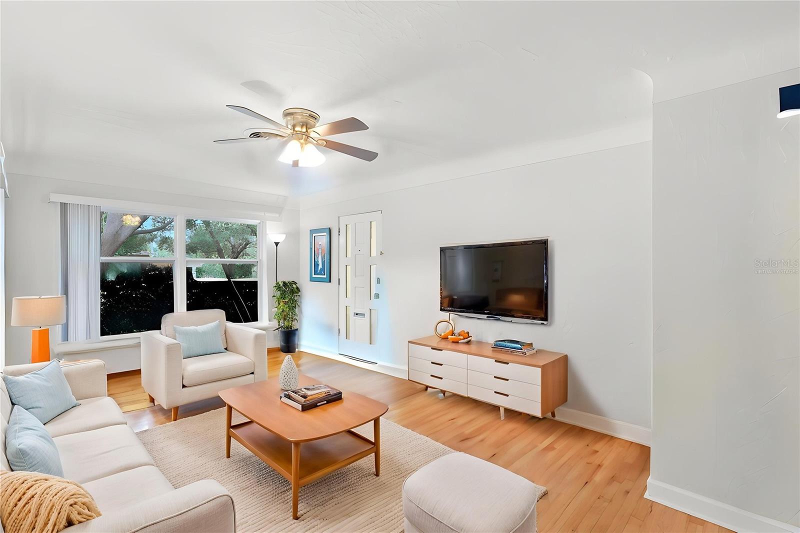 Virtually Staged Living Room