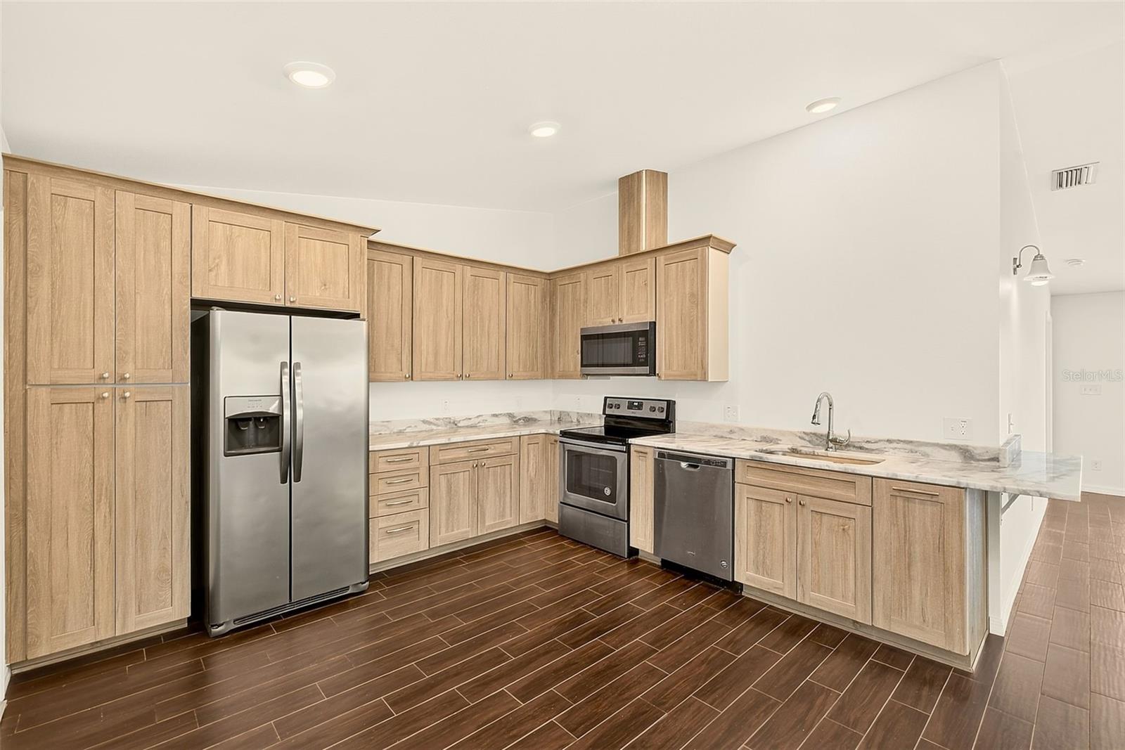 Large Kitchen has SS appliances