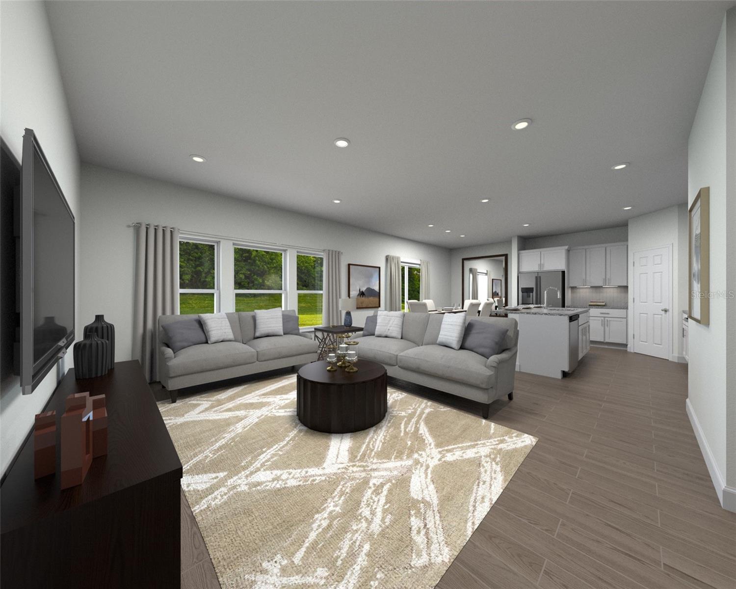 Discover the perfect combination of comfort and modern design in Crosswinds. This thoughtfully crafted floorplan features four spacious bedrooms and two full baths, offering plenty of room for family, guests, or a home office. The open-concept kitchen flows effortlessly into the dining area and great room, creating a bright and welcoming space that's ideal for both everyday living and entertaining. Designed with flexibility and convenience in mind, this home provides the perfect setting for gathering with loved ones, creating lasting memories, and enjoying all the comforts of home.