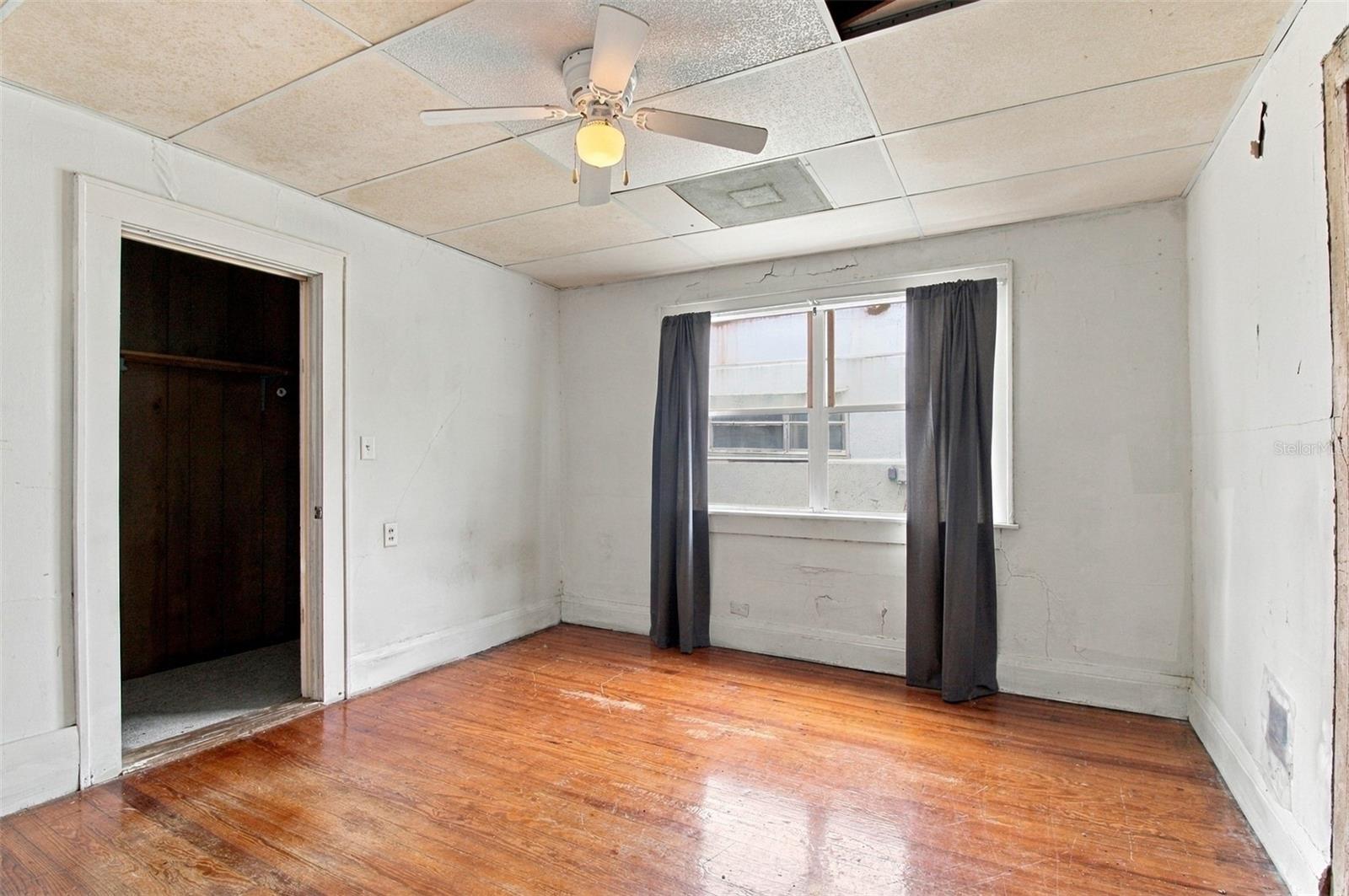 Bedroom 2 with attached bathroom - needs renovation