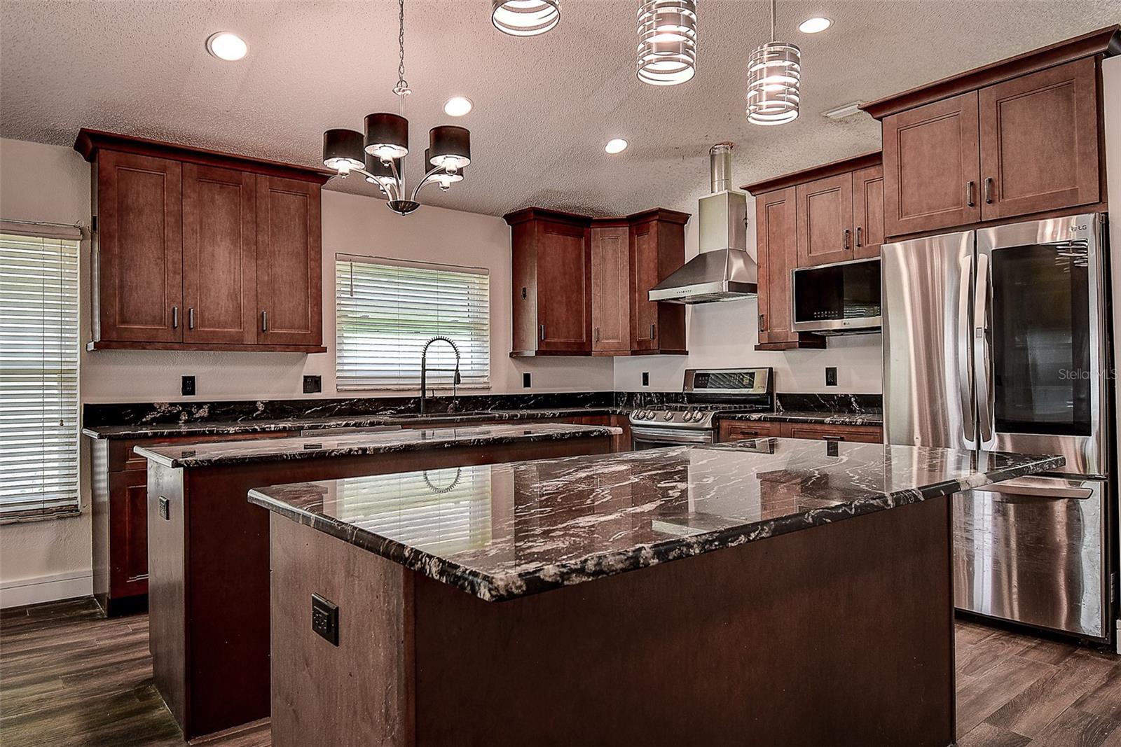 All stainless steel appliances including large LG refrigerator, range, and dishwasher All stainless steel appliances including large LG refrigerator, range, and dishwasher