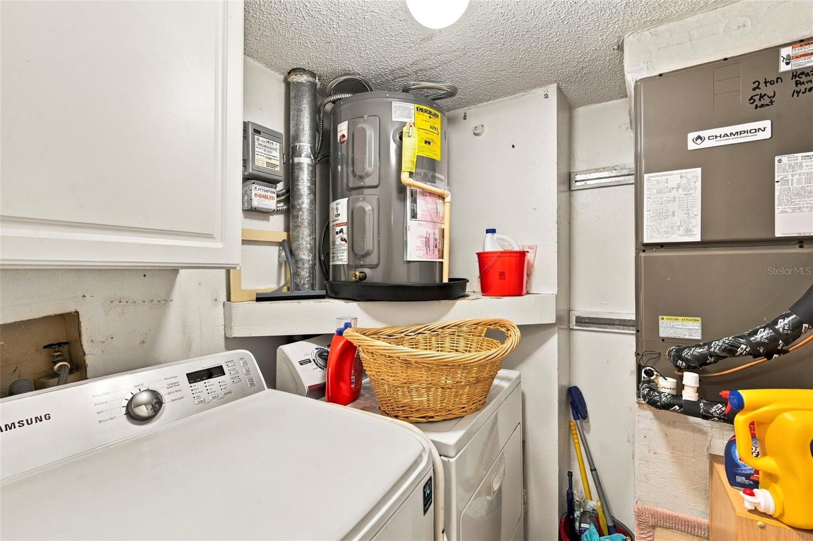 In unit laundry room