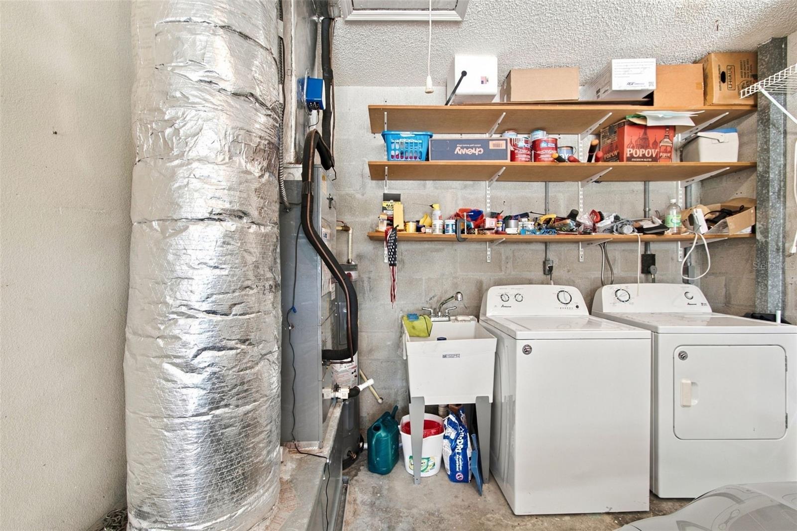 One Car garage with Laundry