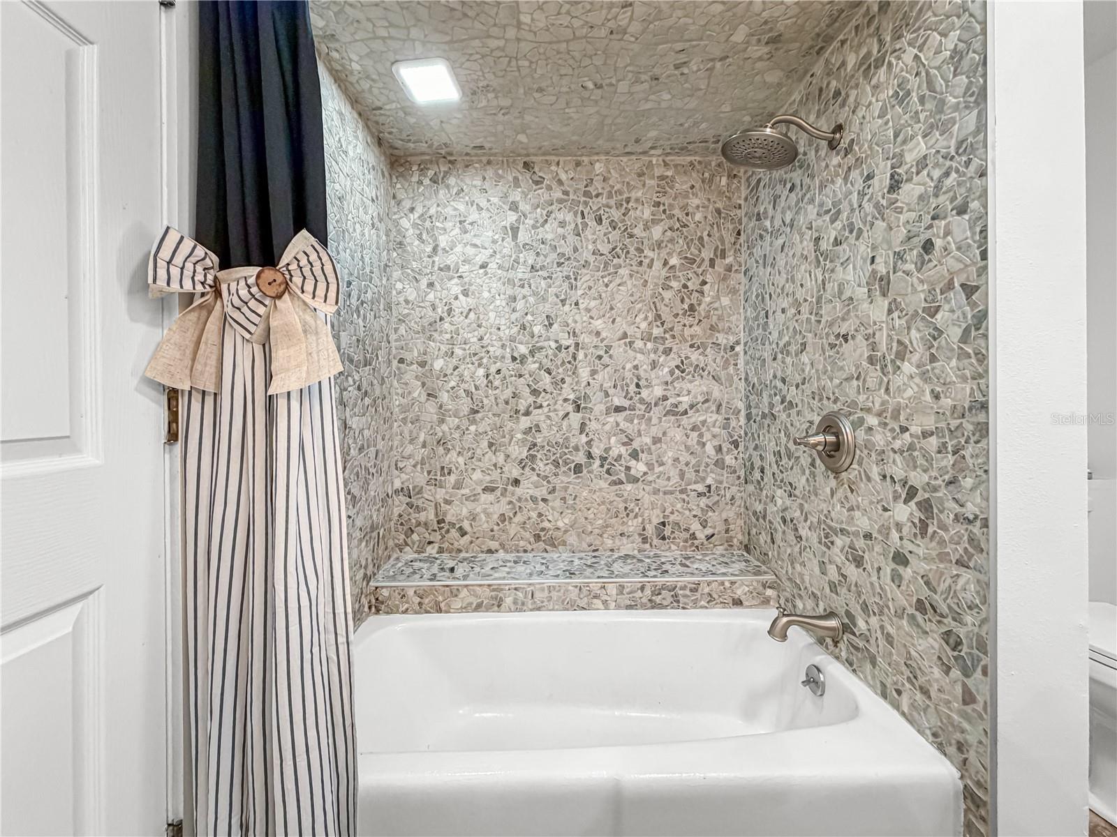 Guest/Pool Bath Shower & Tub Combo