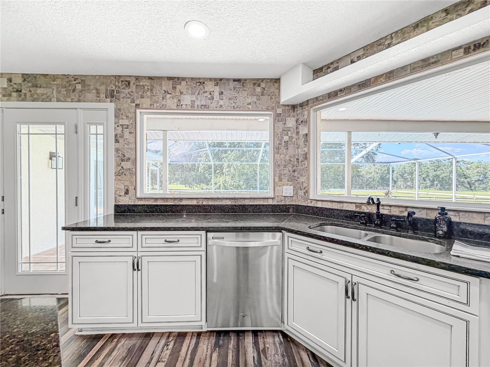Kitchen out to Pool & Pastures