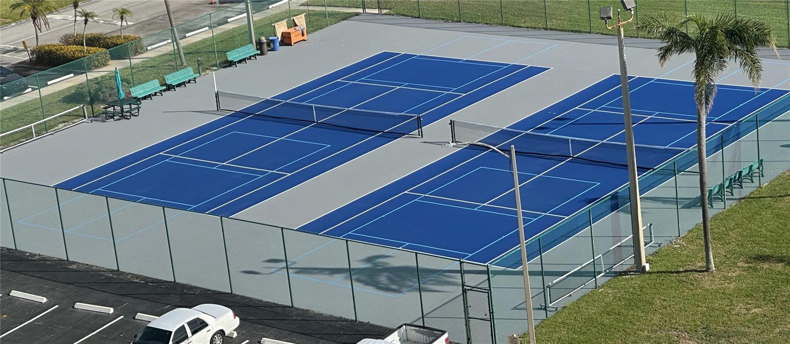 PICKLEBALL AND TENNIS COURTS
