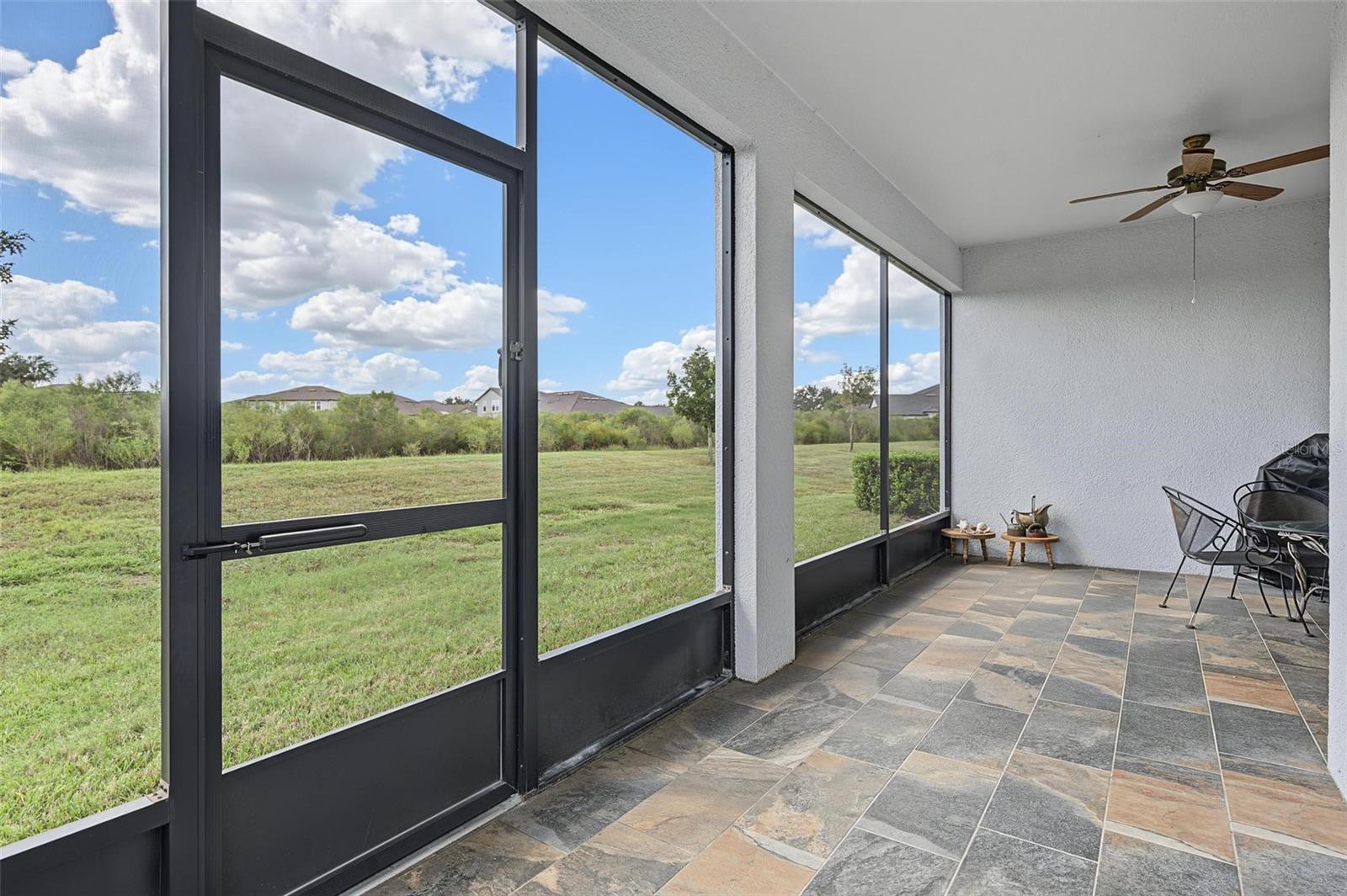 Large screened lanai