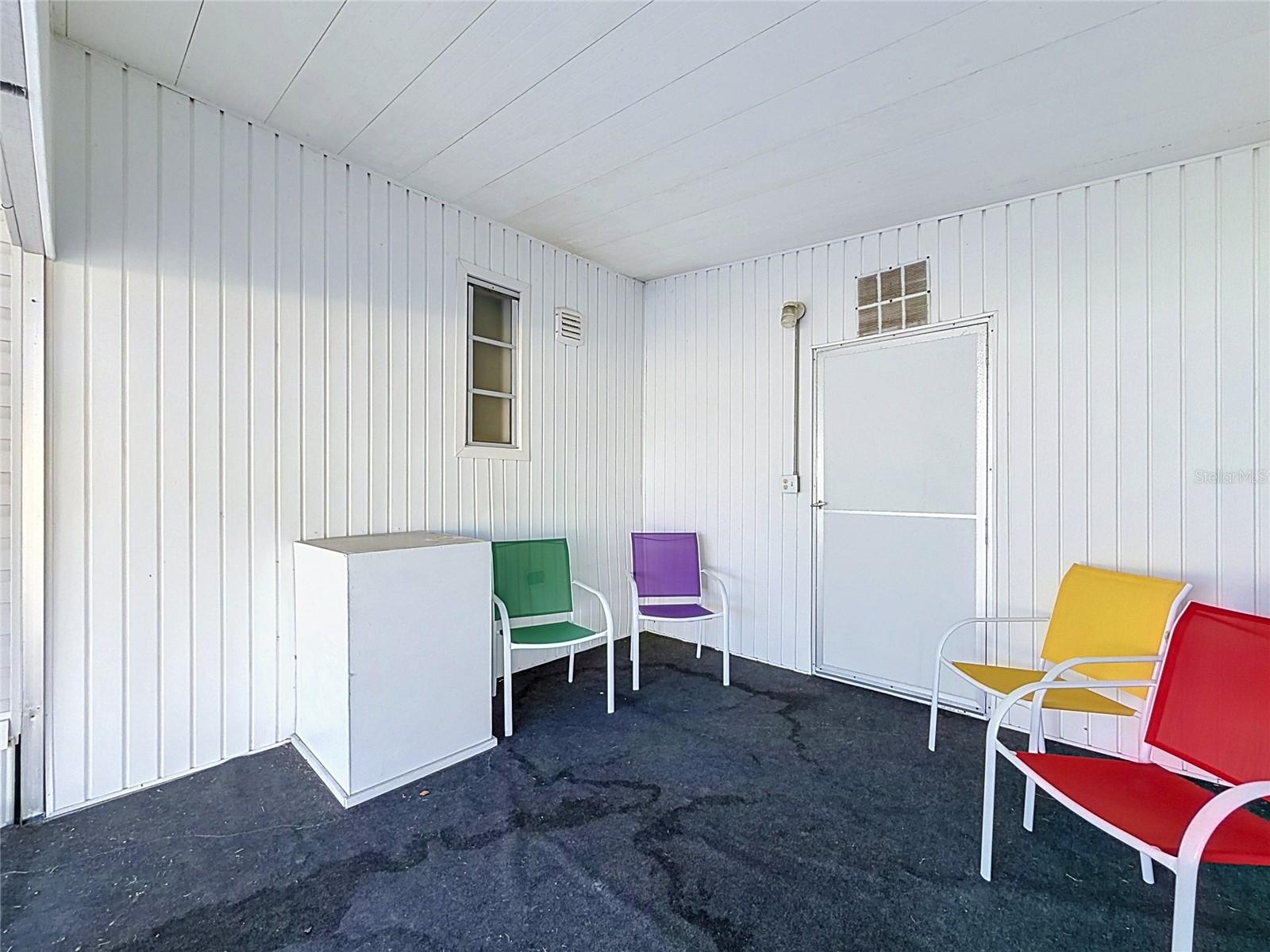 COVERED PRIVATE PATIO AREA