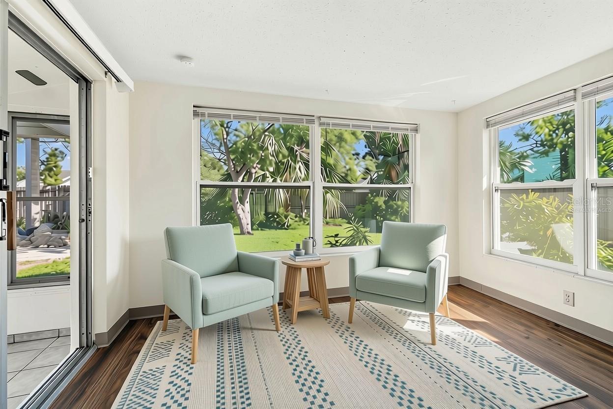 Virtually Staged flex space