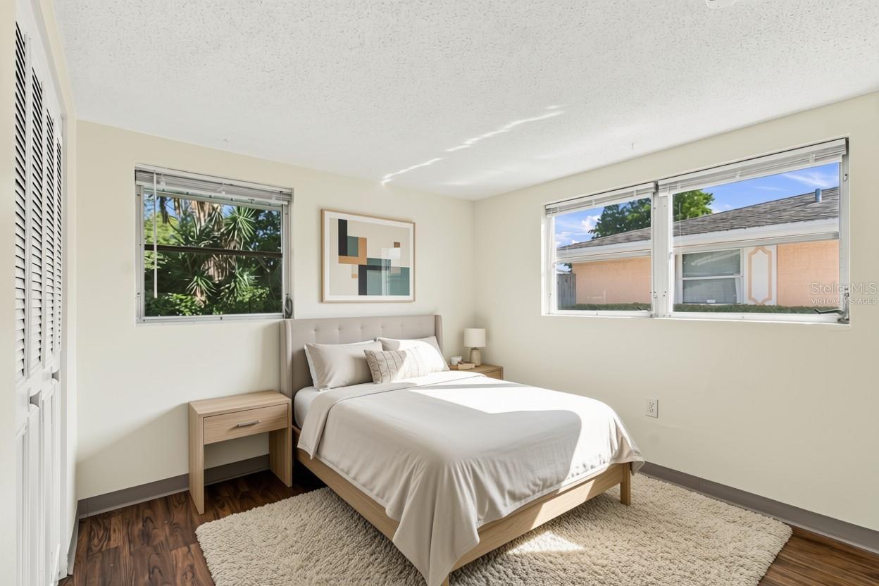Virtually Staged 2nd Bedroom