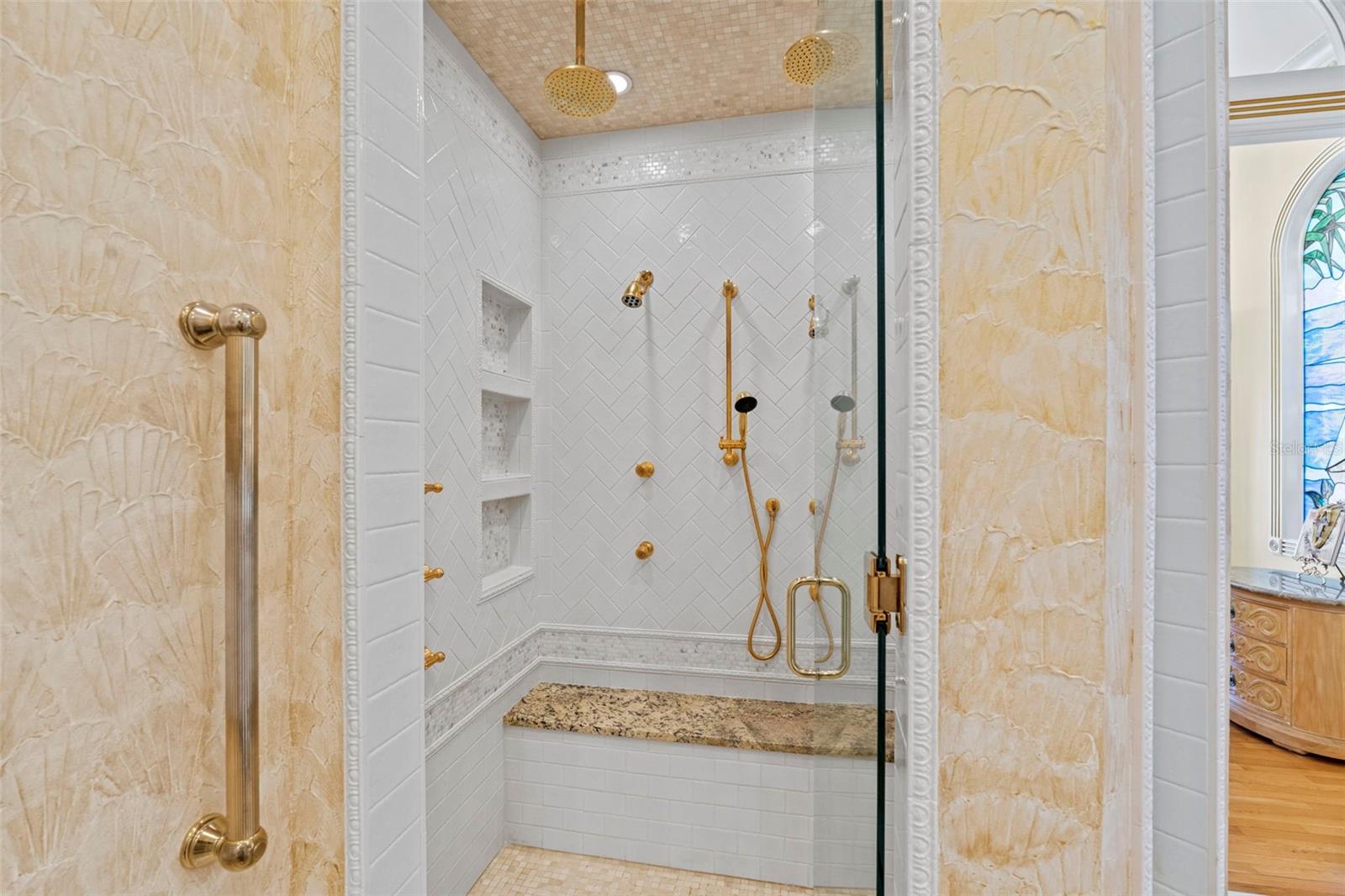 Steam Shower with Multiple Heads