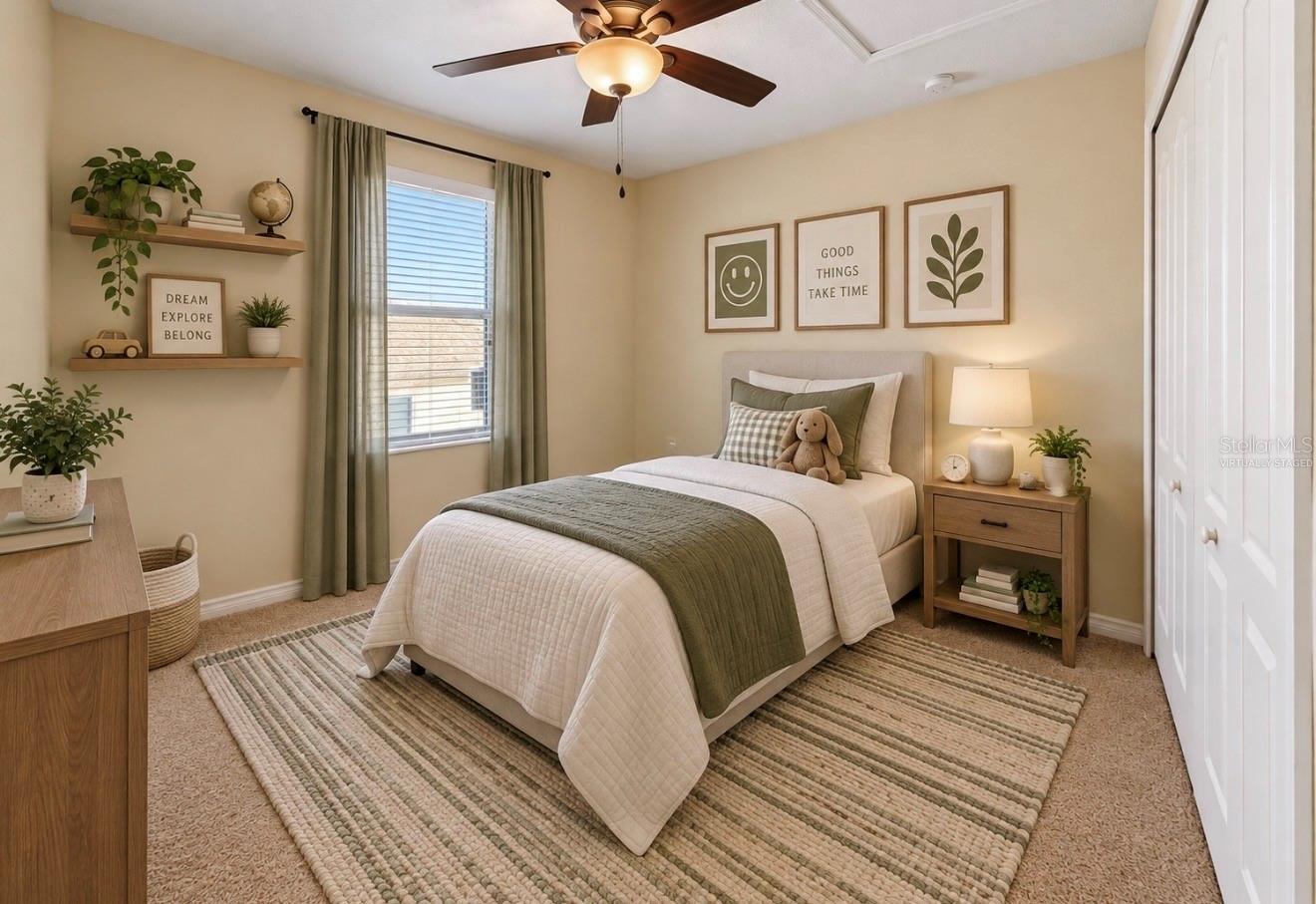 Virtually Staged Bedroom 5