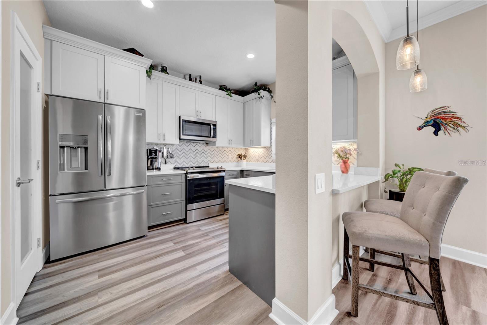 Clean and Sleek Stainless Steel Appliances