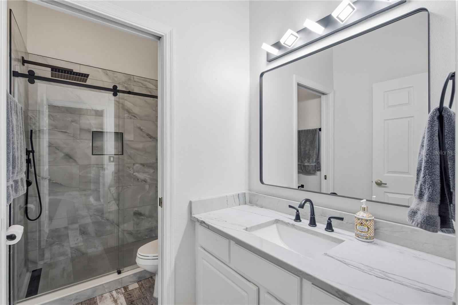 hallway bathroom