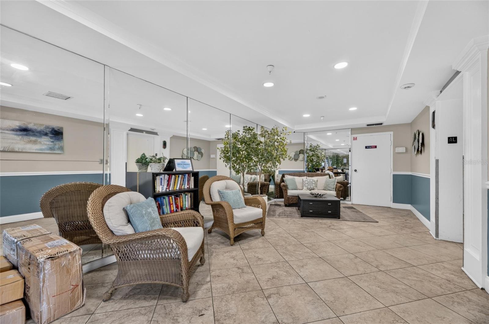 Dockside Building Lobby & Library