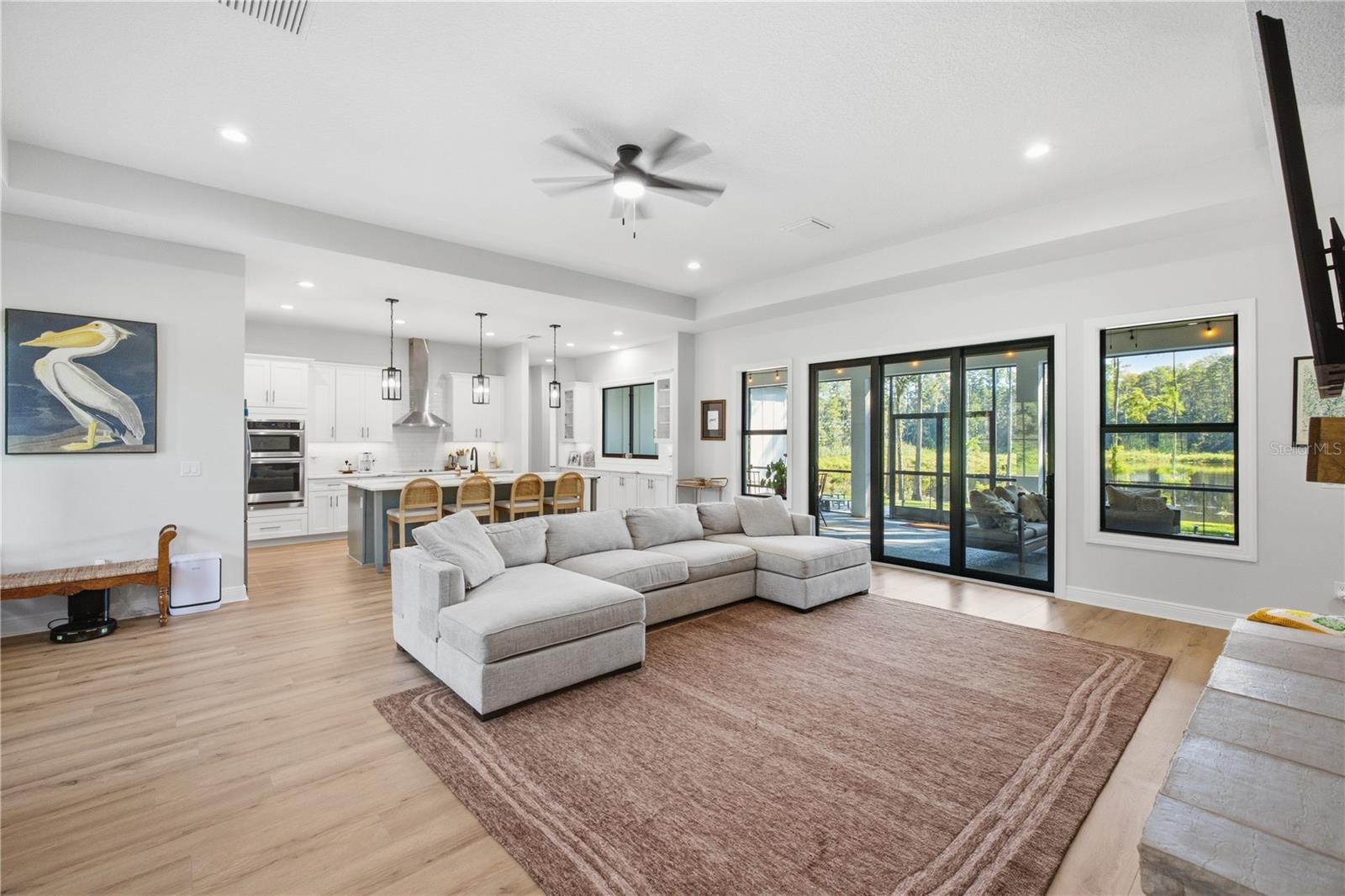 Great Room with 10 and 12 FT Ceilings Great Room with 10 and 12 FT Ceilings