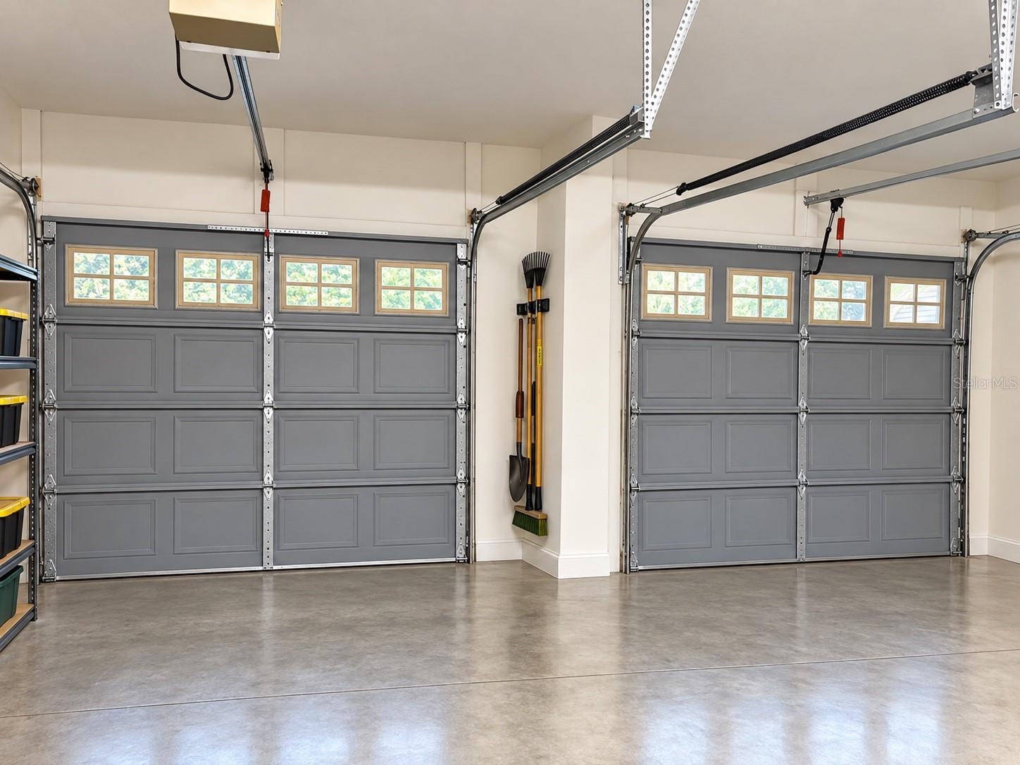 2 car garagevirtual staged