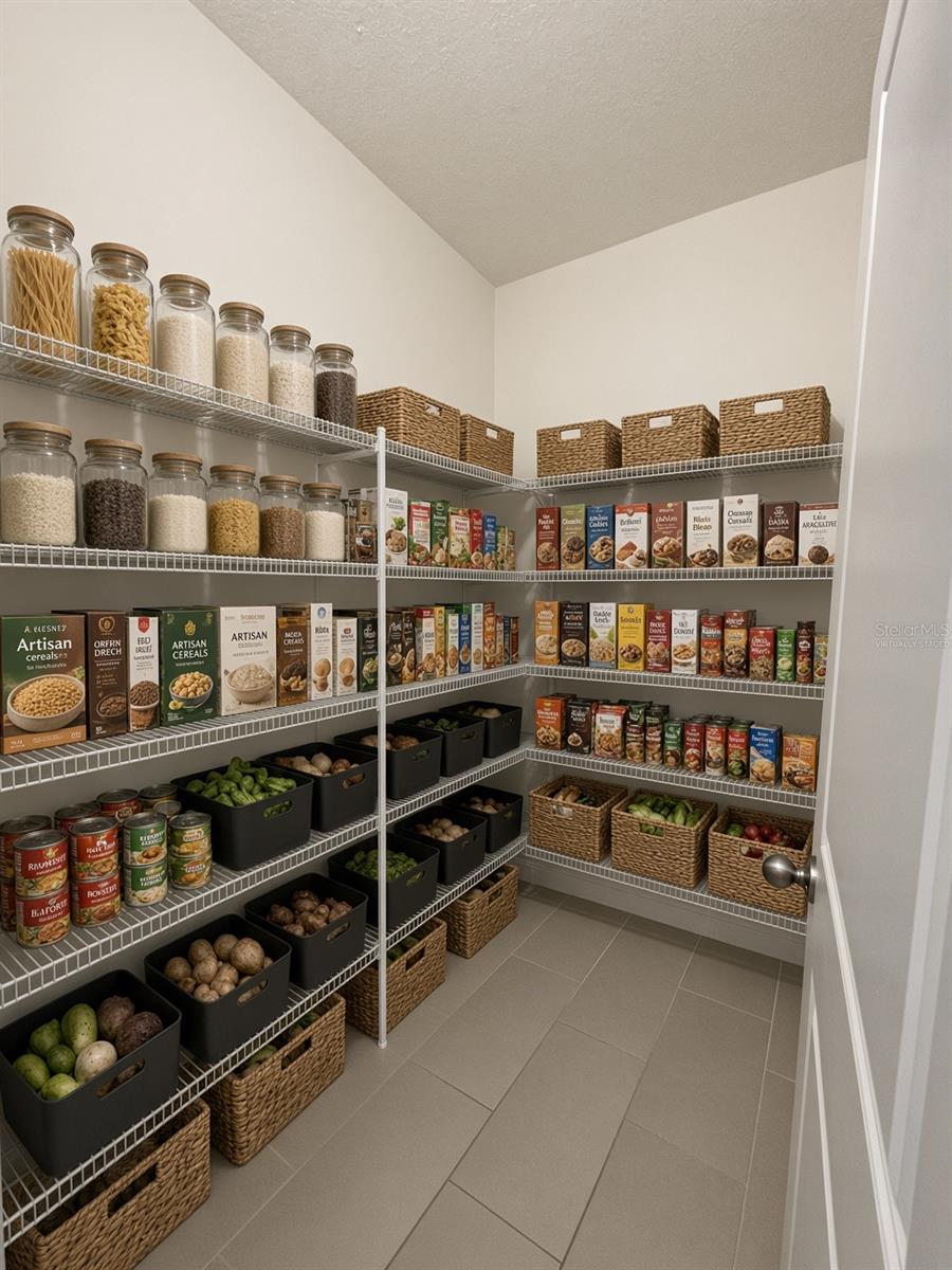 Pantry-Virtually Staged