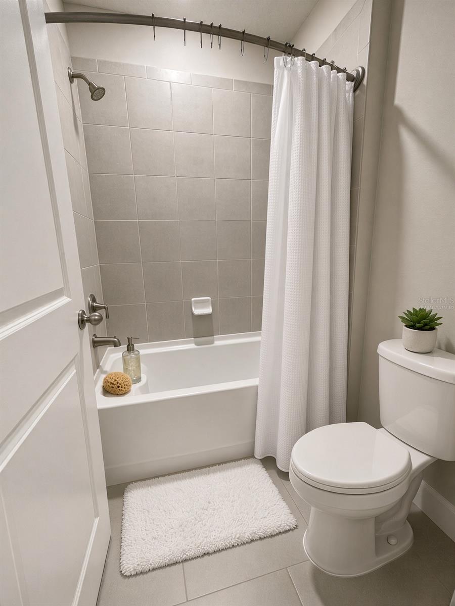 2nd Bathroom-Virtually staged