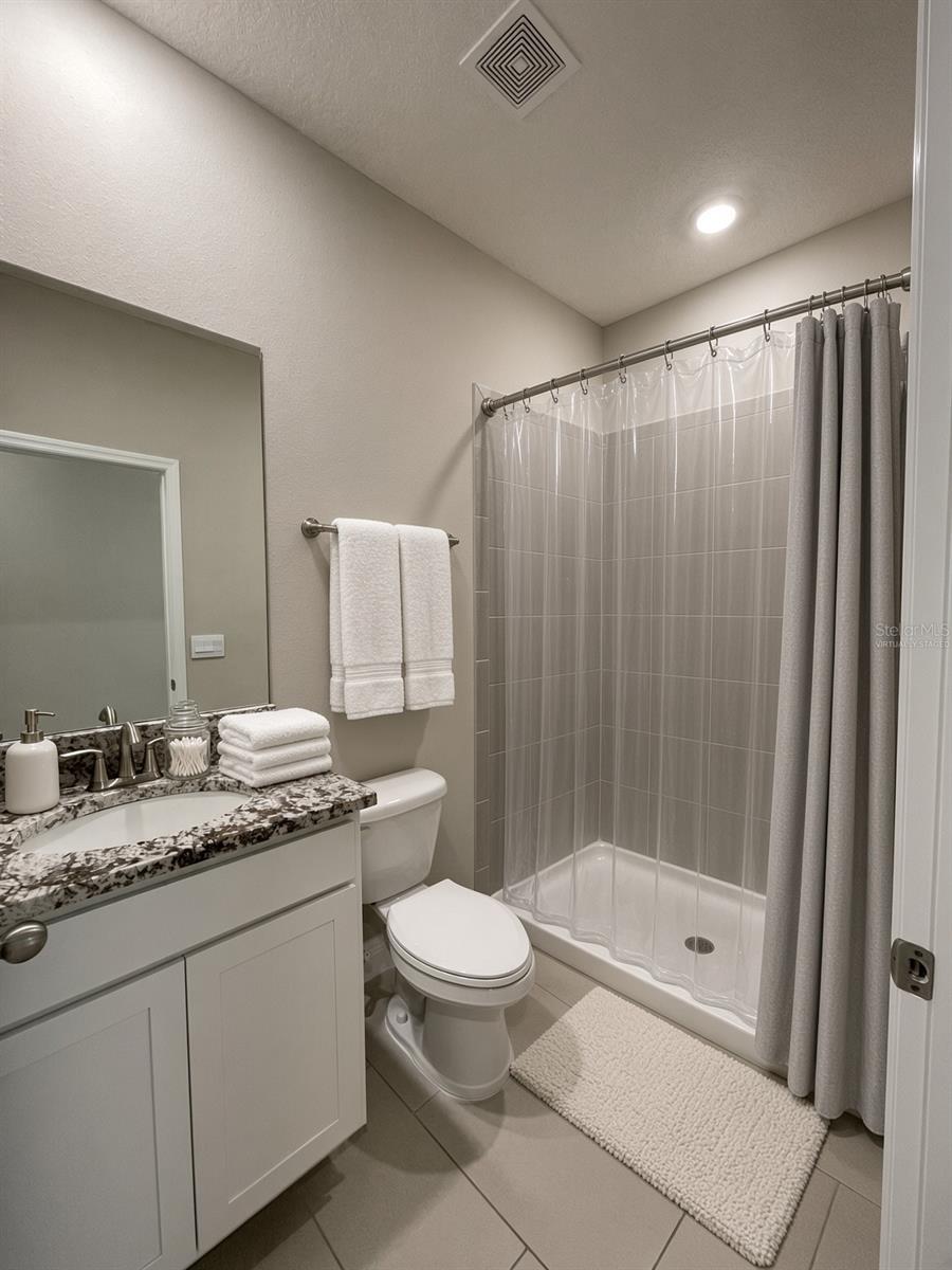 3rd Bathroom - First Floor (Virtually Staged)
