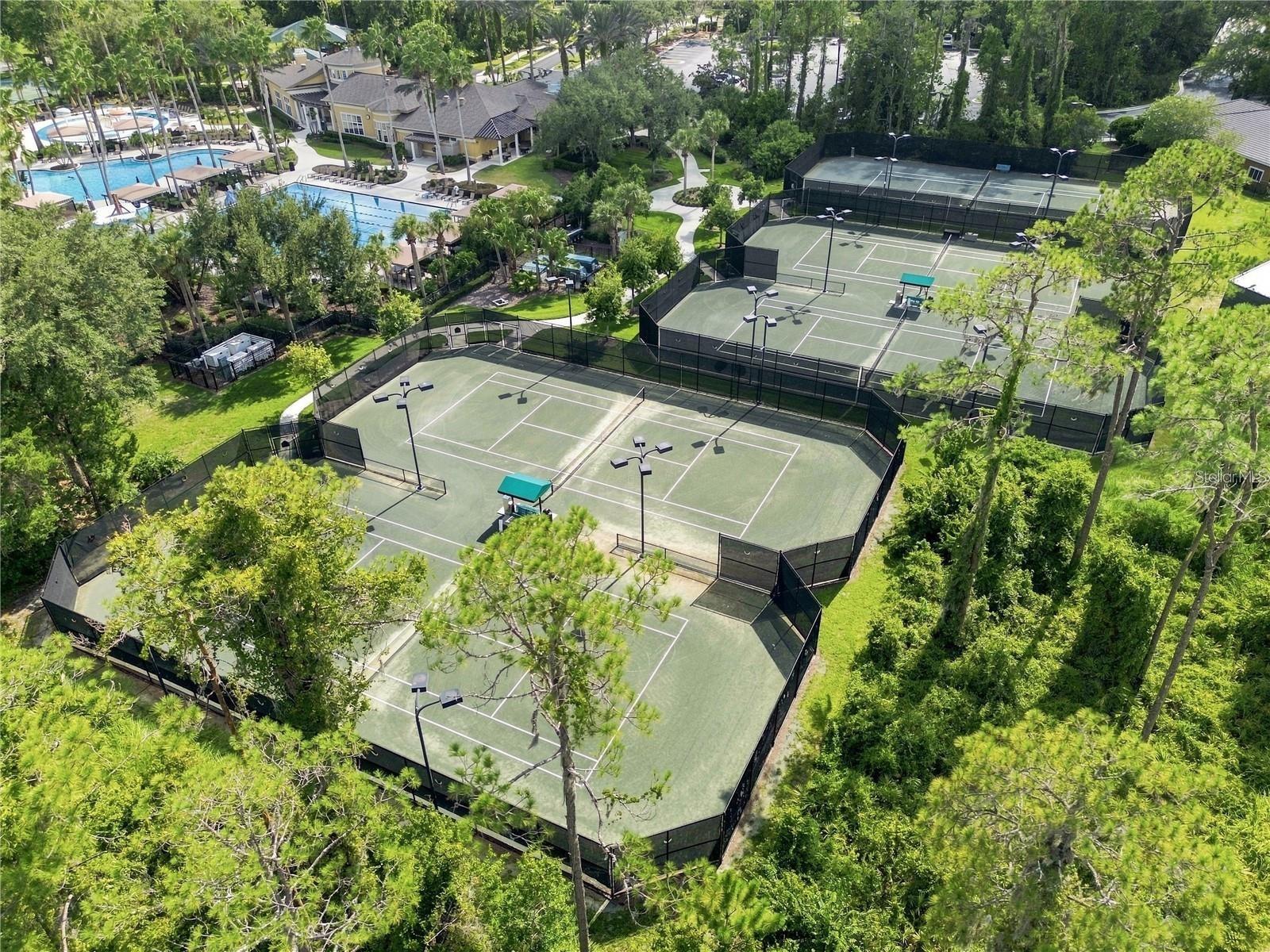 Pickleball, Basketball and Tennis Courts