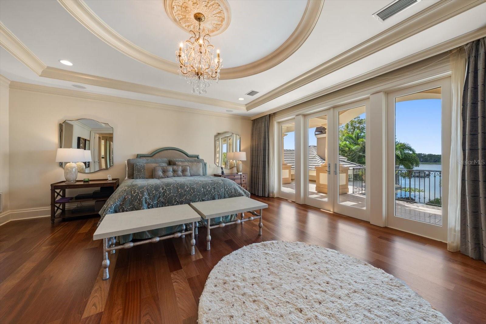 Private Lake Views from your Luxurious Primary Retreat