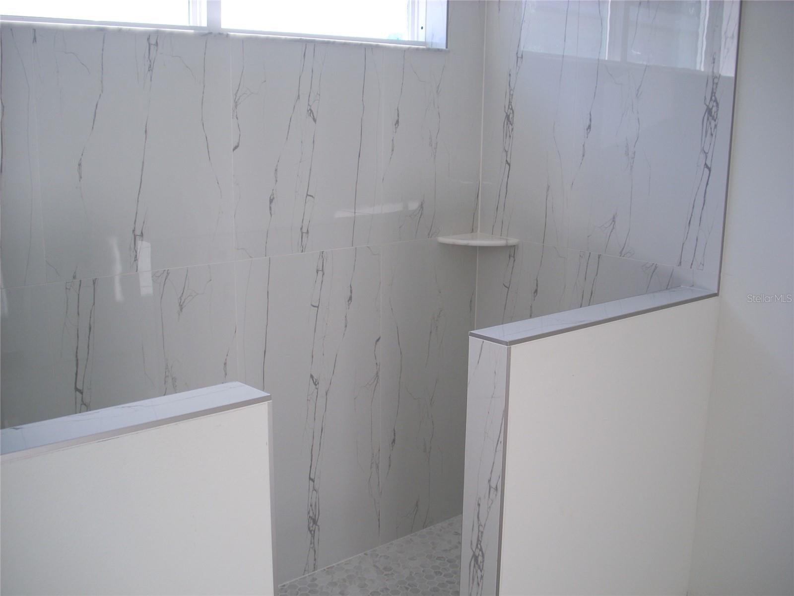 walk in shower in master
