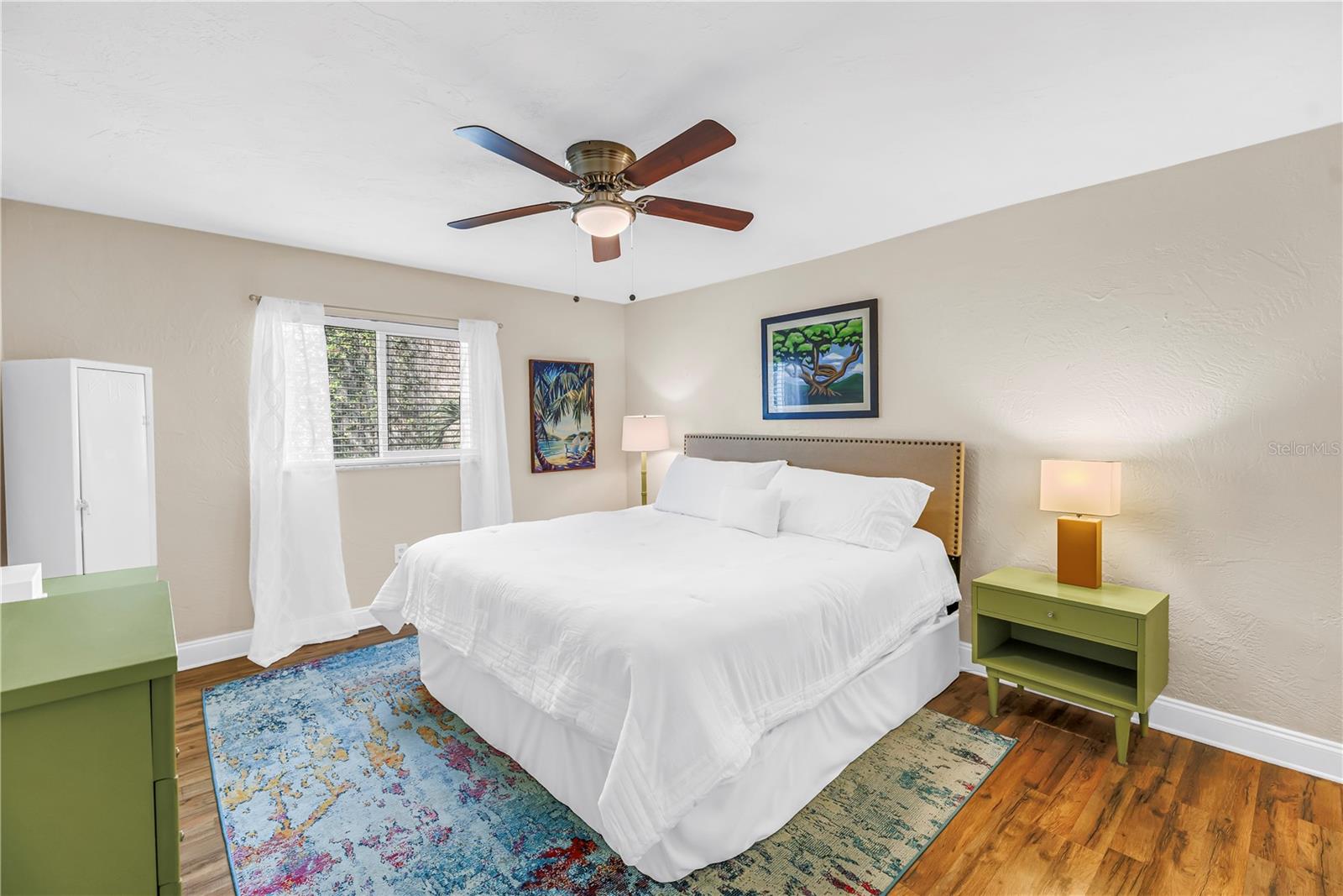 Extremely spacious primary bedroom.